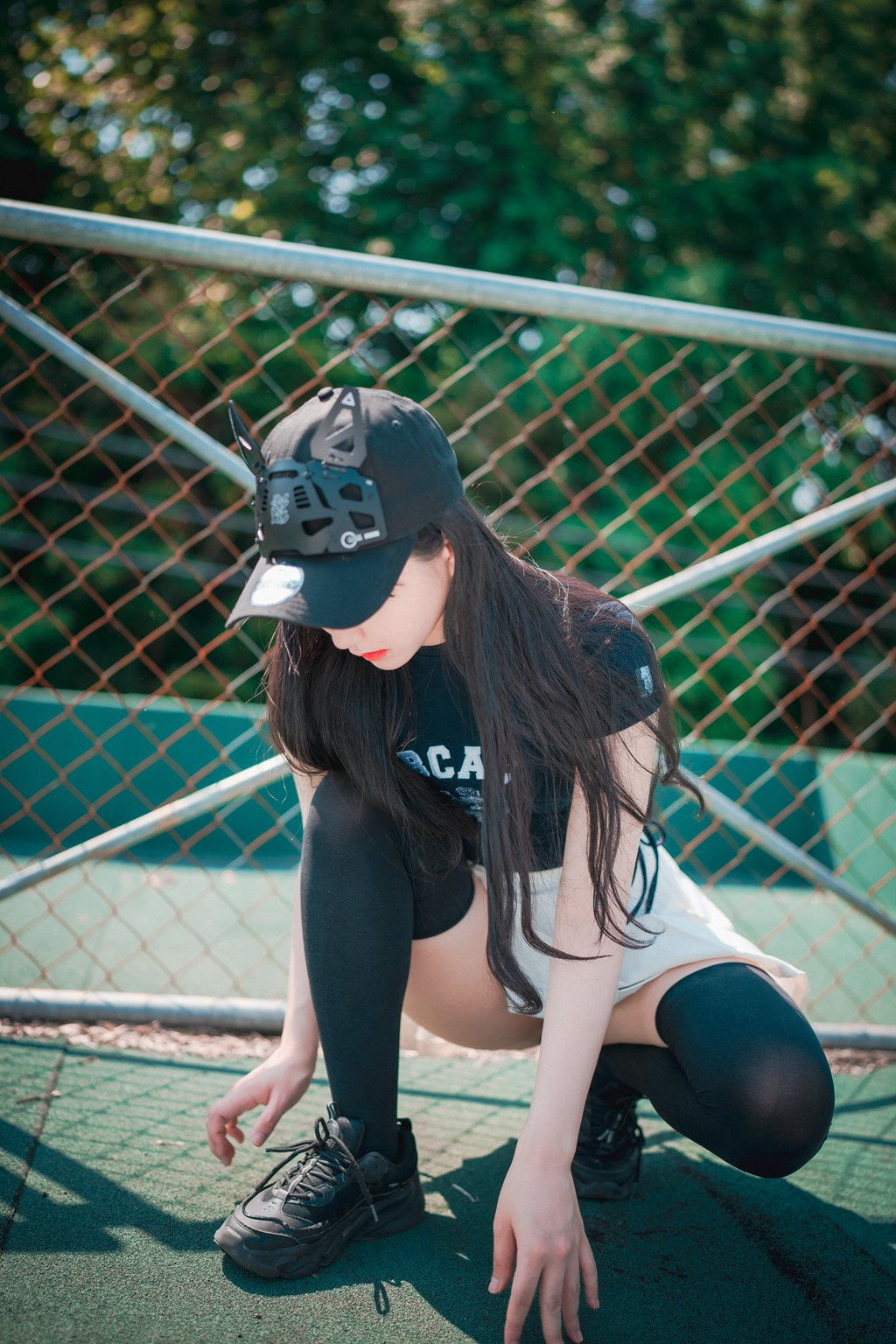 韩模写真@[DJAWA] NO.180 Jenny – Classic Athletic Girl in Navy Blue [71P/1.51G] 其它写真-第3张