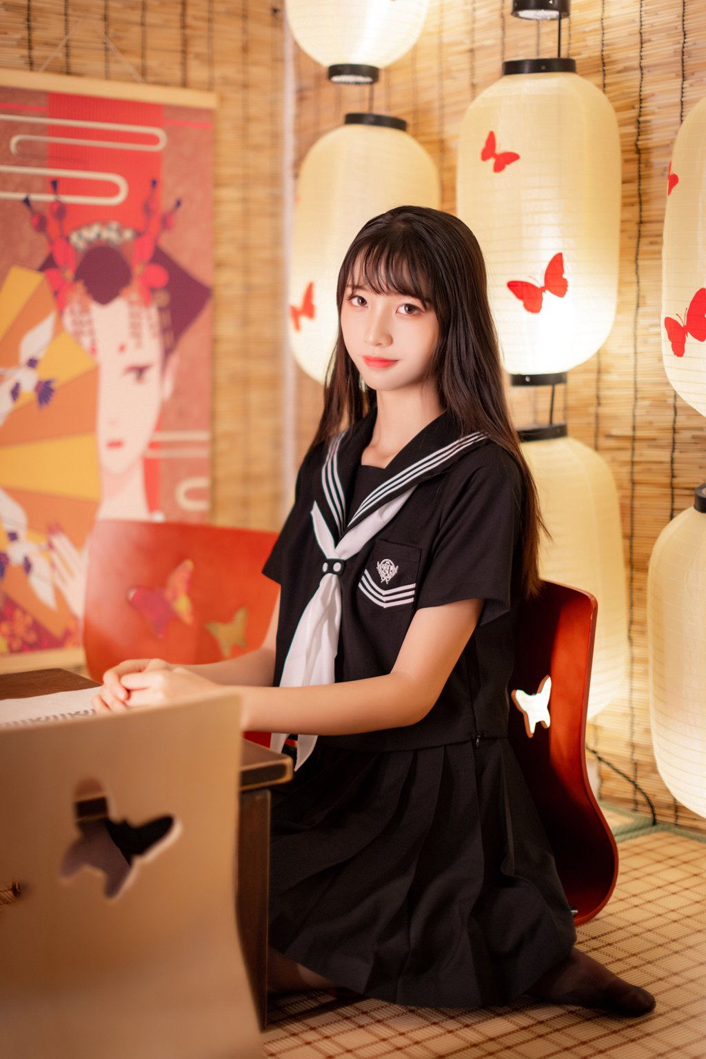 网紅Coser@西呱呀呀呀 –JK日式屋[46P-535.4M] 网红写真-第2张