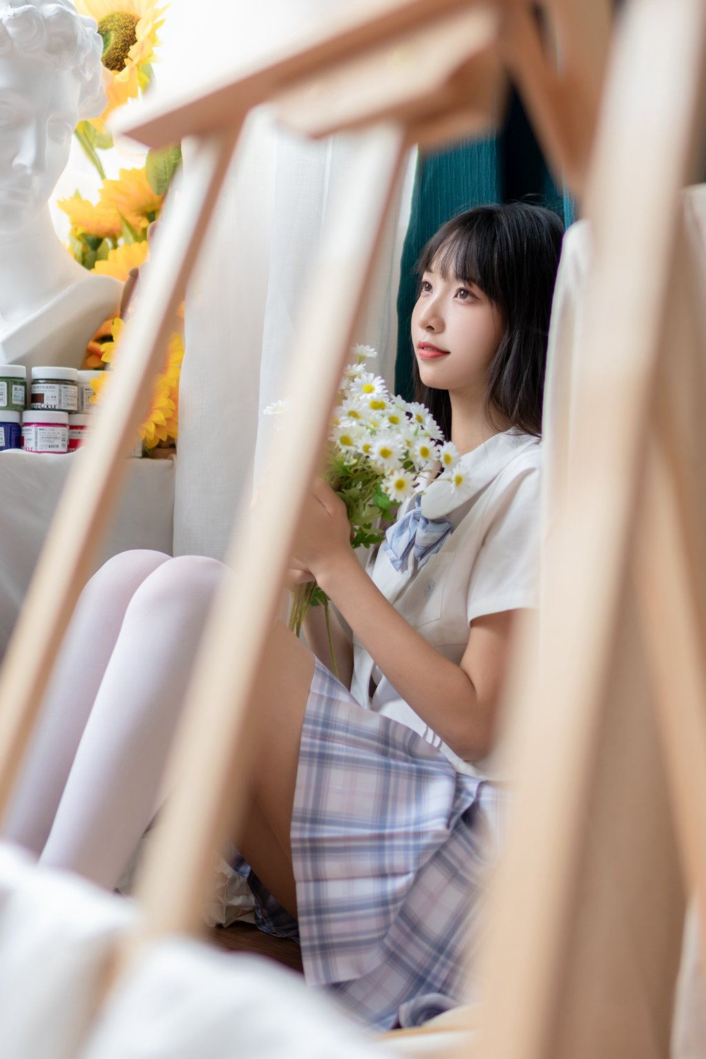 网紅Coser@西呱呀呀呀 –JK校服[48P-322.3M] 网红写真-第2张