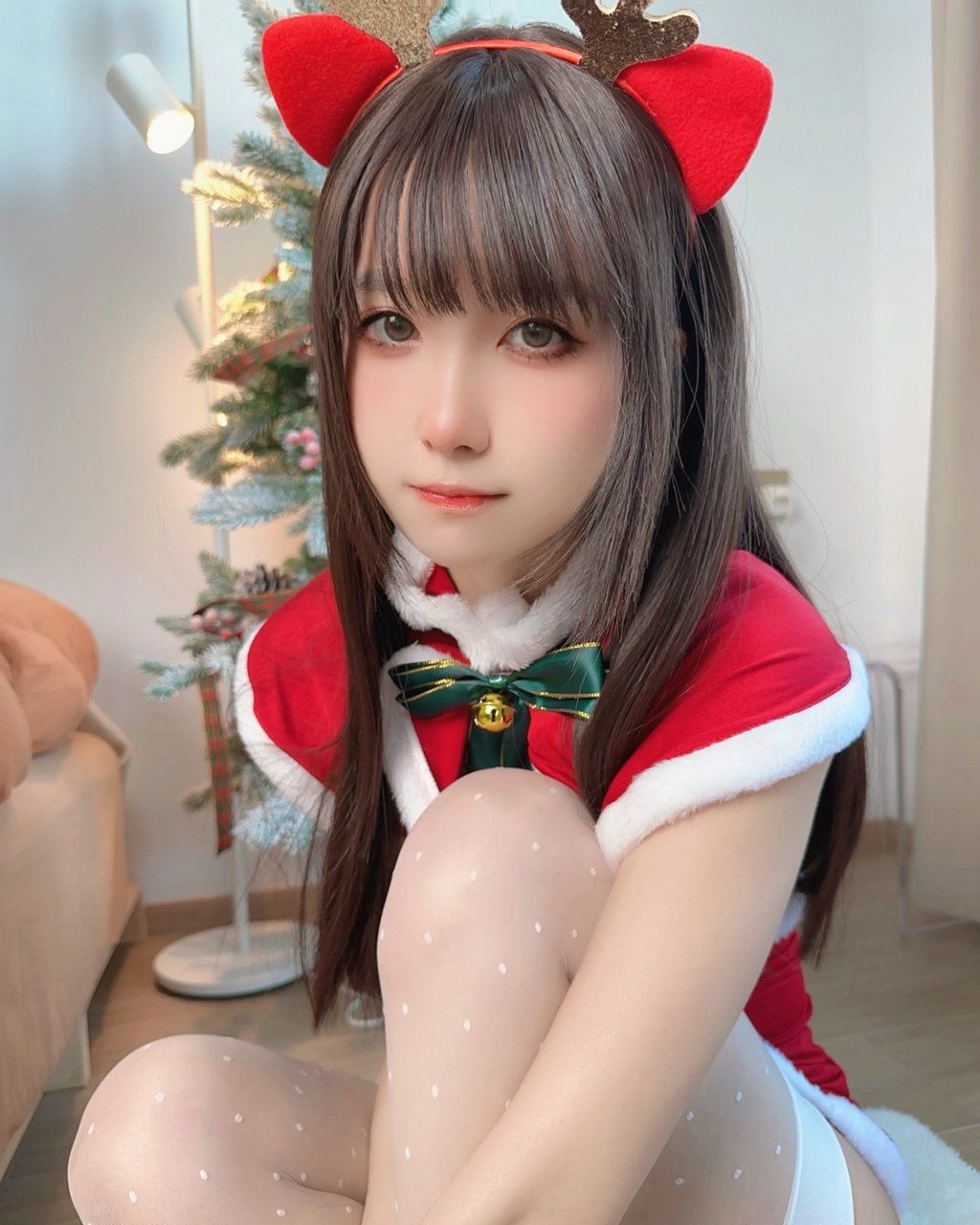 网紅少女@布丁大法 – NO.108 圣诞雪饼[99P-131MB] 网红写真-第2张
