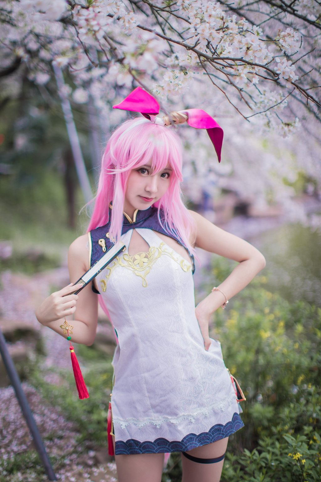 微博红人Coser@黑川  八重樱旗袍[38P-361.5M] 网红写真-第2张