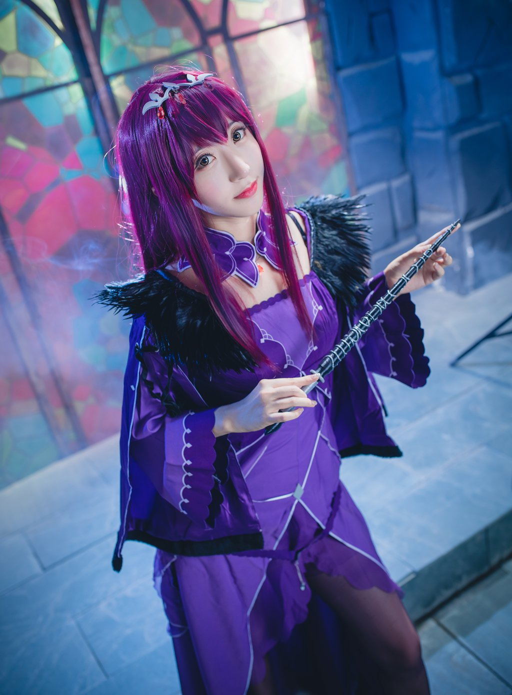 微博红人Coser@黑川 万圣斯卡蒂[26P-522M] 网红写真-第2张