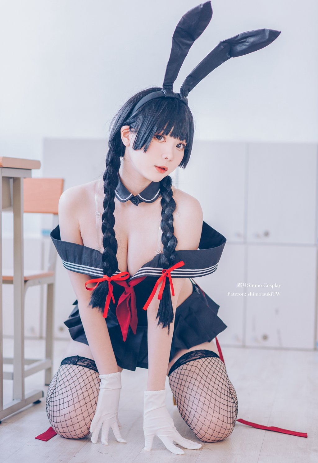 网紅Coser@霜月shimo 卯月桃子 水手服兔女郎 [19P-23MB] 网红写真-第2张