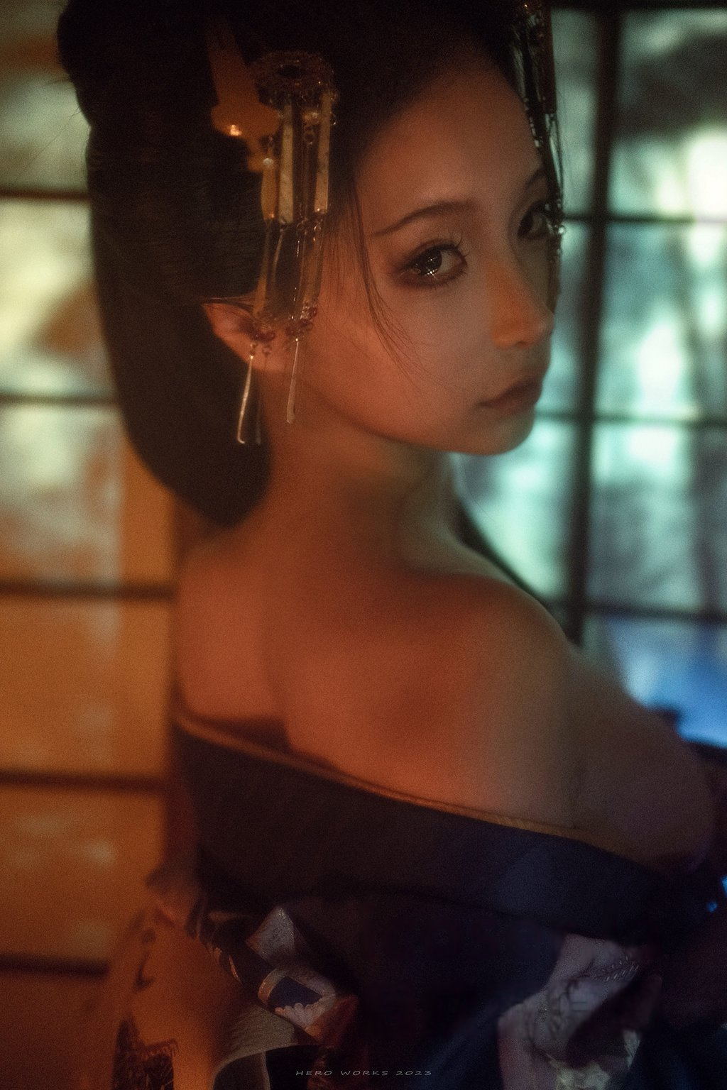 知名动漫博主@蠢沫沫 2024年会员 血婚纱 [24P/363MB] 网红写真-第2张