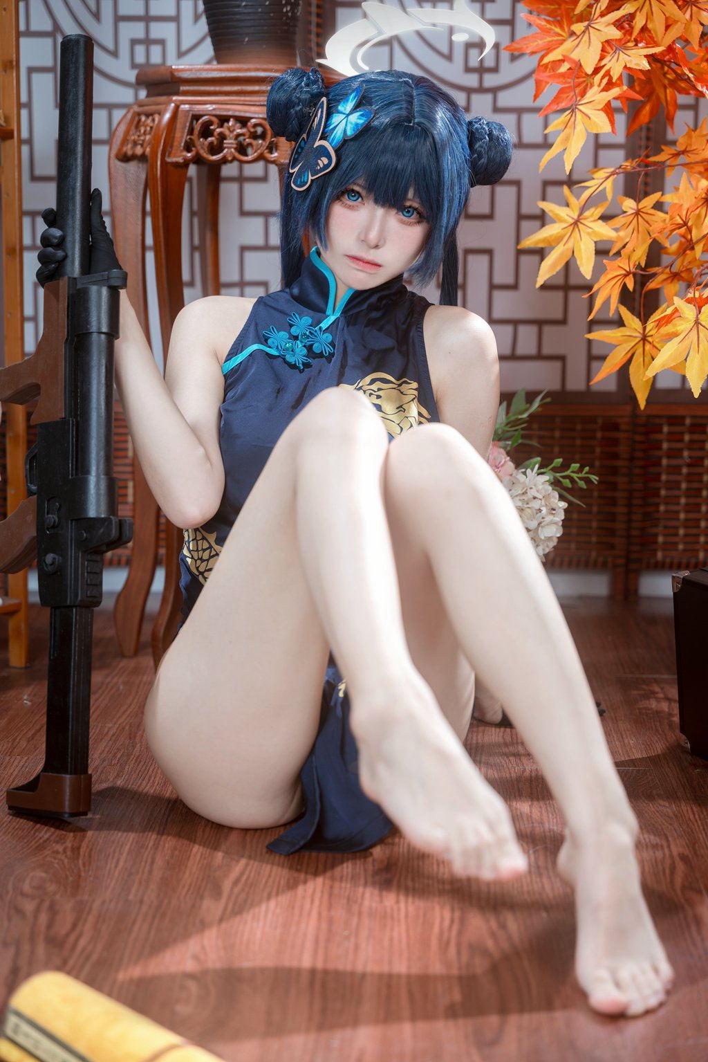 网红Coser@九柒喵 –碧蓝档案 妃咲[28P-137M] 网红写真-第1张