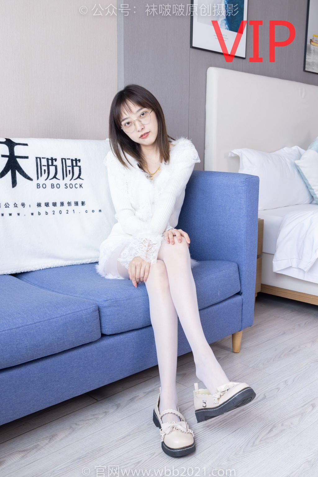 [BoBoSocks袜啵啵] NO.490 稚予-皮鞋、薄白丝（脚尖加固款）（花絮版）[160P/1V/6.09G] 年费专享-第1张