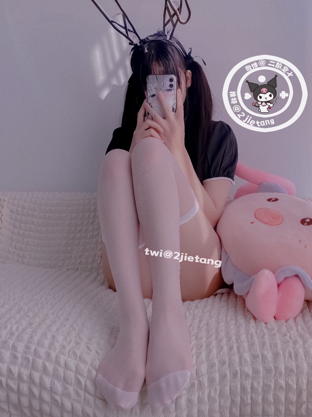 网紅Coser@二阶堂 (宅绘子) 黑皮袍珍珠[108P-127.2M] 网红写真-第1张