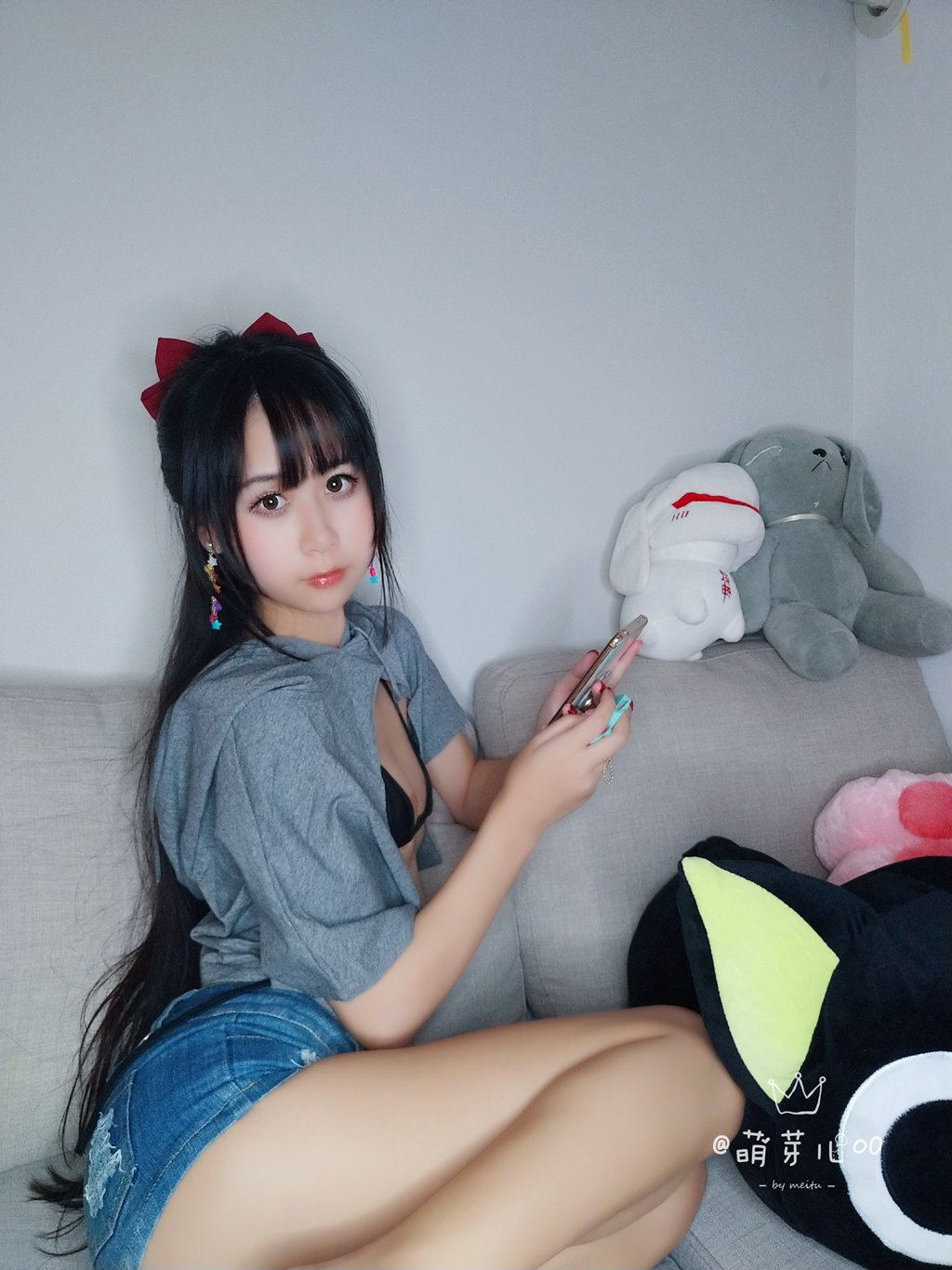 动漫博主@萌芽儿o0  比基尼ok绷[41P-70M] 网红写真-第1张