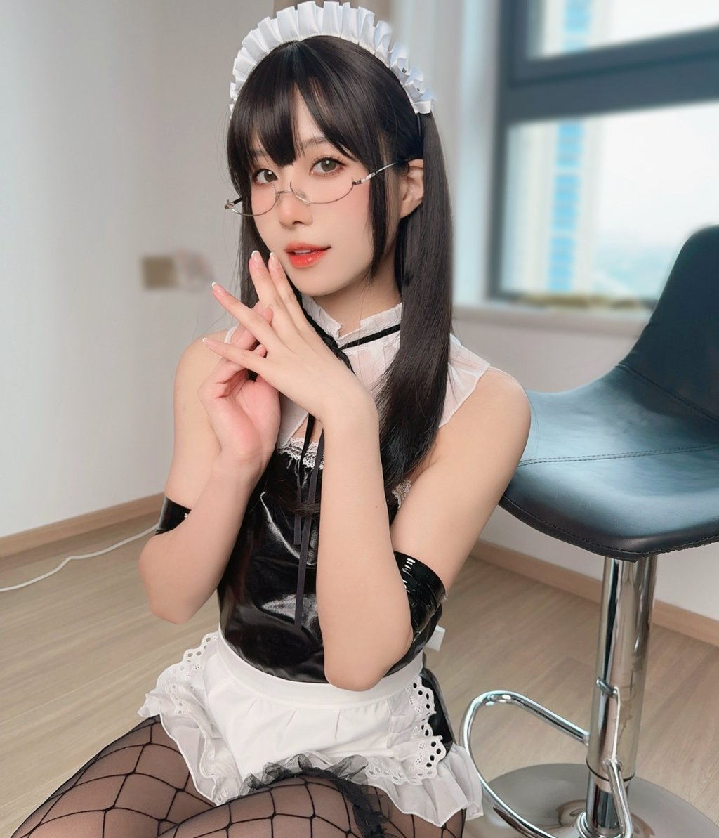 网紅少女@布丁大法 – NO.103 黑茶千层[124P-151M] 网红写真-第1张