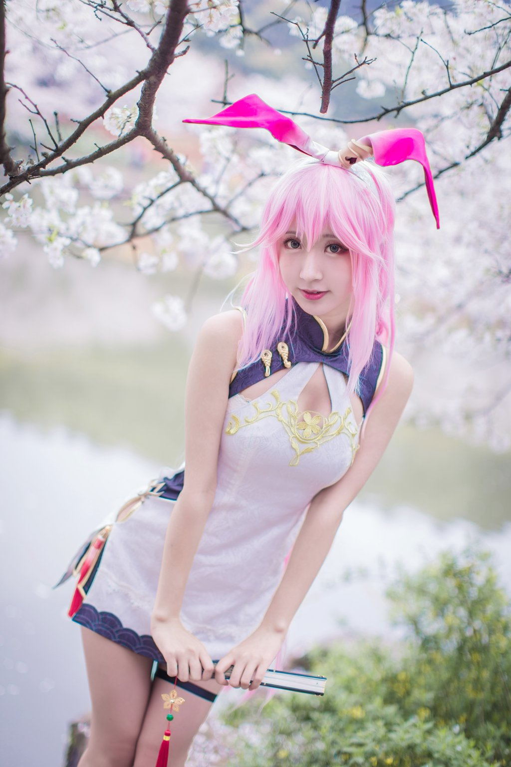 微博红人Coser@黑川  八重樱旗袍[38P-361.5M] 网红写真-第1张