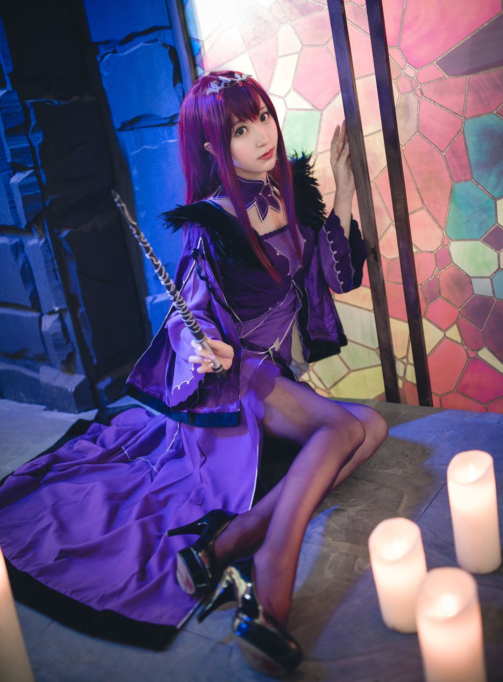 微博红人Coser@黑川 万圣斯卡蒂[26P-522M] 网红写真-第1张