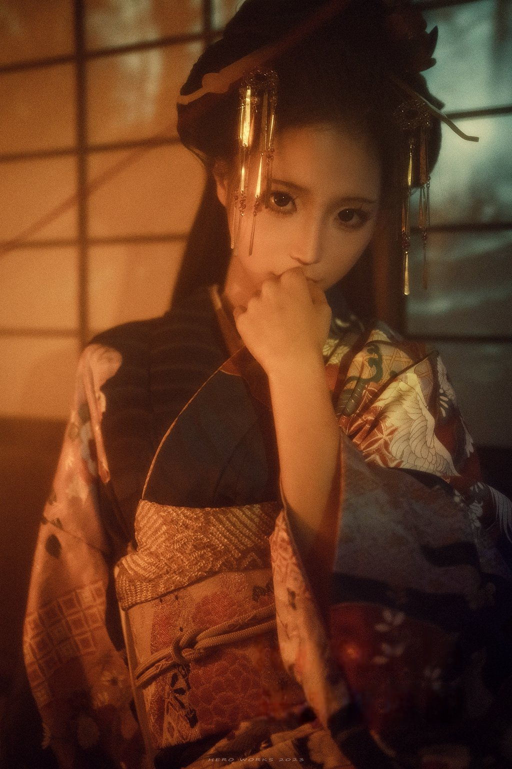 知名动漫博主@蠢沫沫 2024年会员 血婚纱 [24P/363MB] 网红写真-第1张