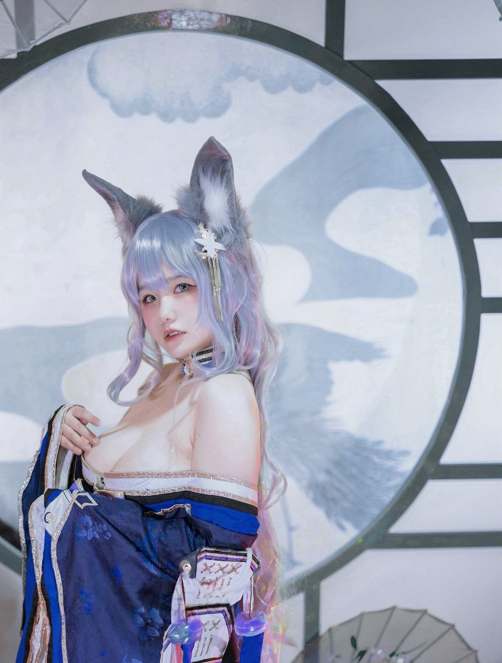 人气Coser@阿半今天很开心 碧蓝航线 信浓 [21P/153MB] 网红写真-第3张