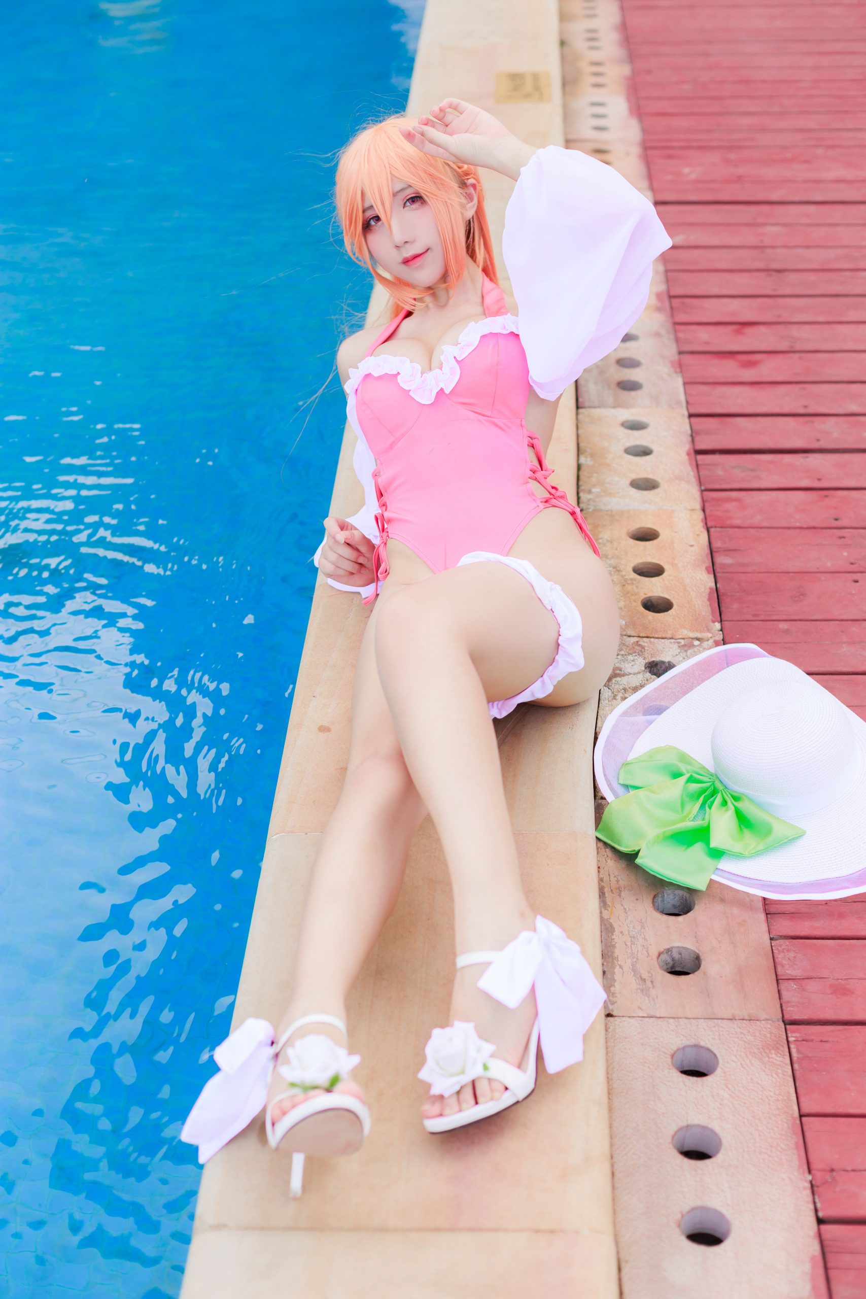 知名动漫博主@九曲Jean 黎塞留泳装 [25P/238MB] 网红写真-第4张
