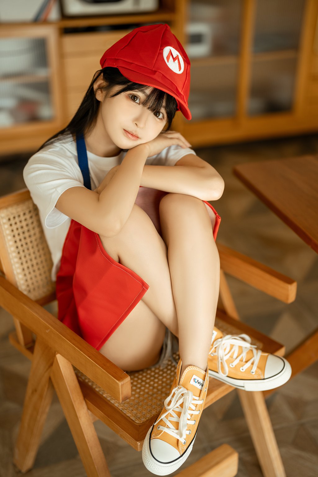 网紅Coser@桜井宁宁 –马里奥围裙 [50P-652MB] 网红写真-第4张