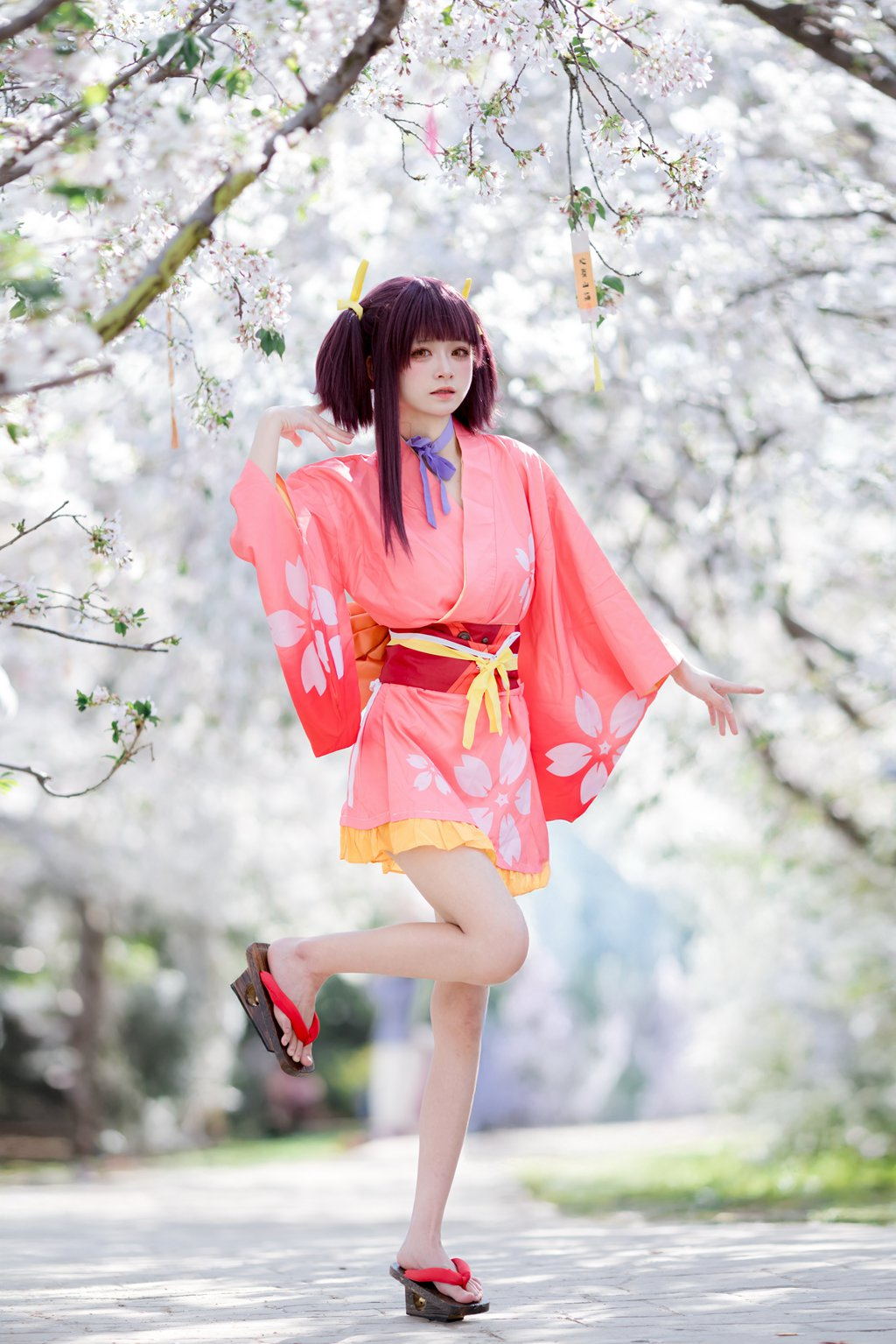 人气Coser@九柒喵 甲铁城的卡巴内瑞 无名和服 [34P/145MB] 网红写真-第4张