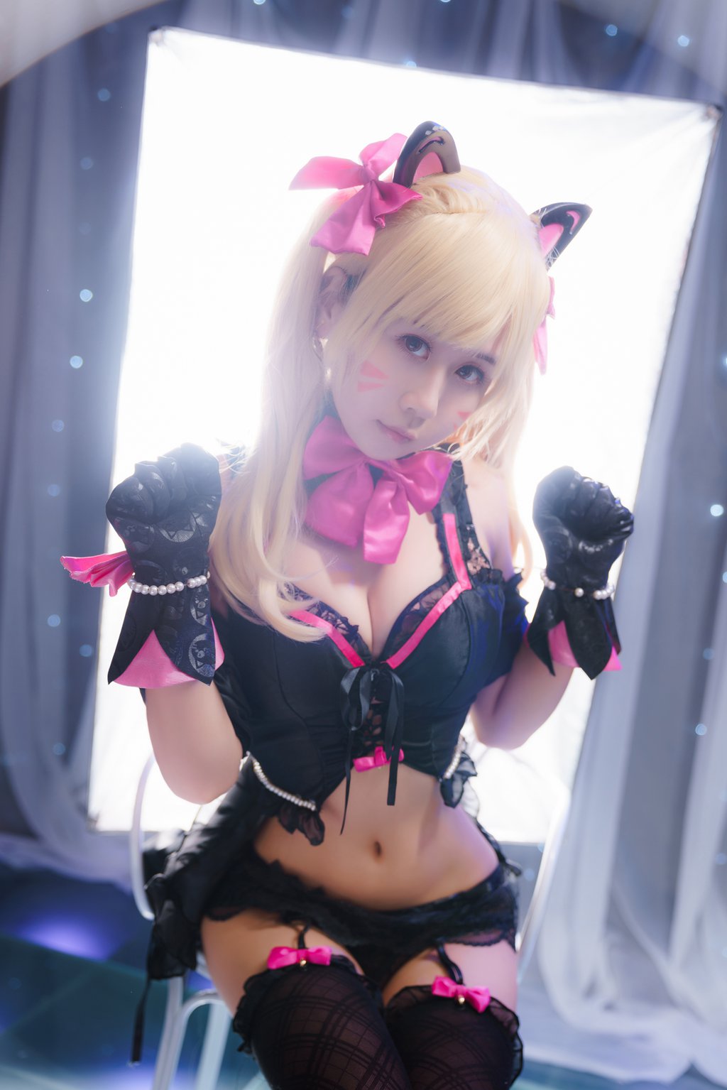 动漫博主@萌芽儿o0 dva[18P-142.7M] 网红写真-第4张