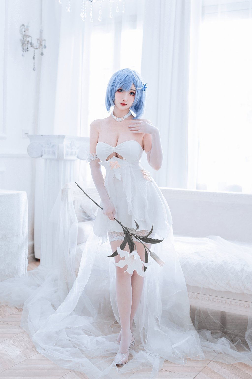 知名动漫Coser@rioko凉凉子 恰巴耶夫礼服 [41P/11V/544MB] 网红写真-第4张