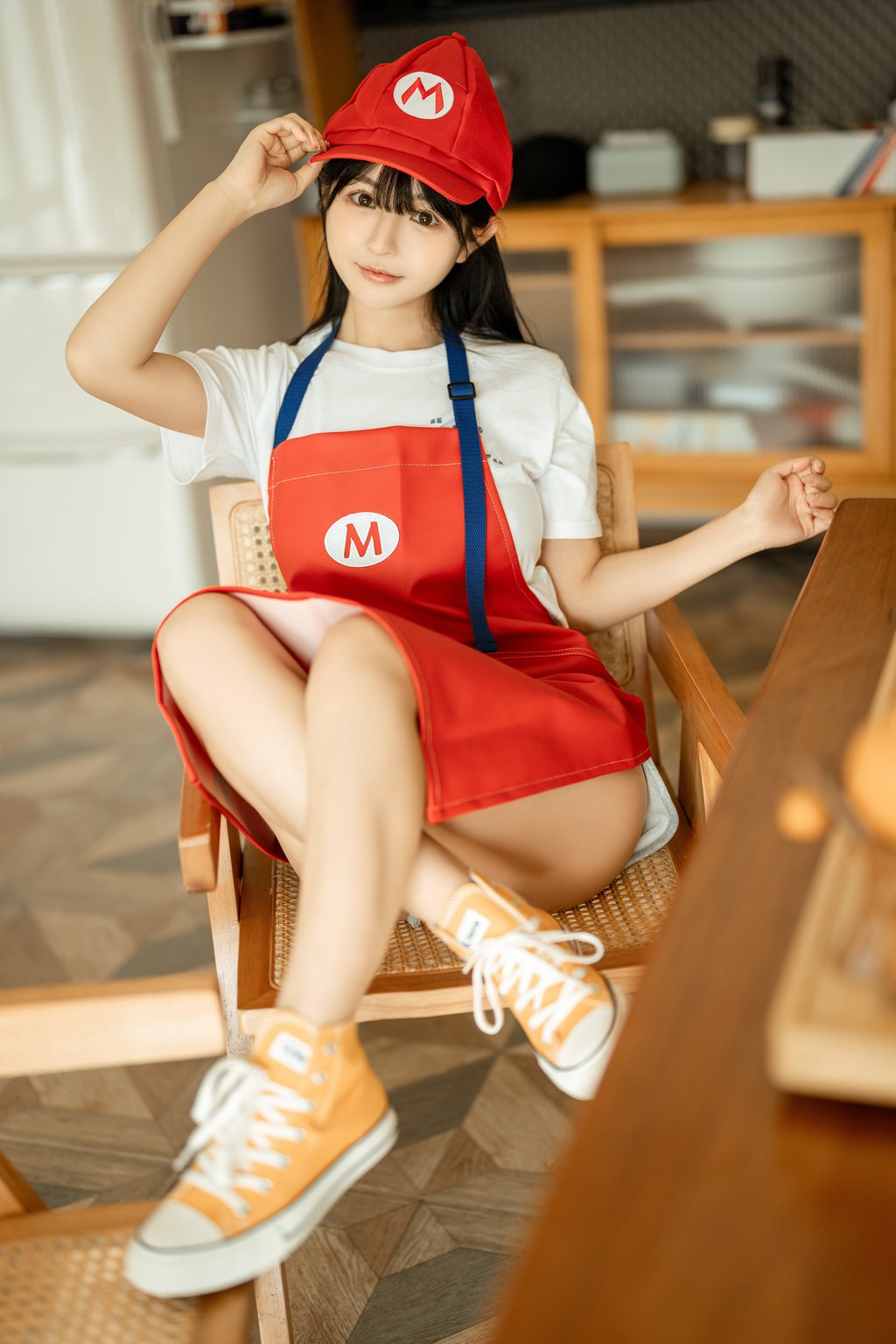 网紅Coser@桜井宁宁 –马里奥围裙 [50P-652MB] 网红写真-第3张