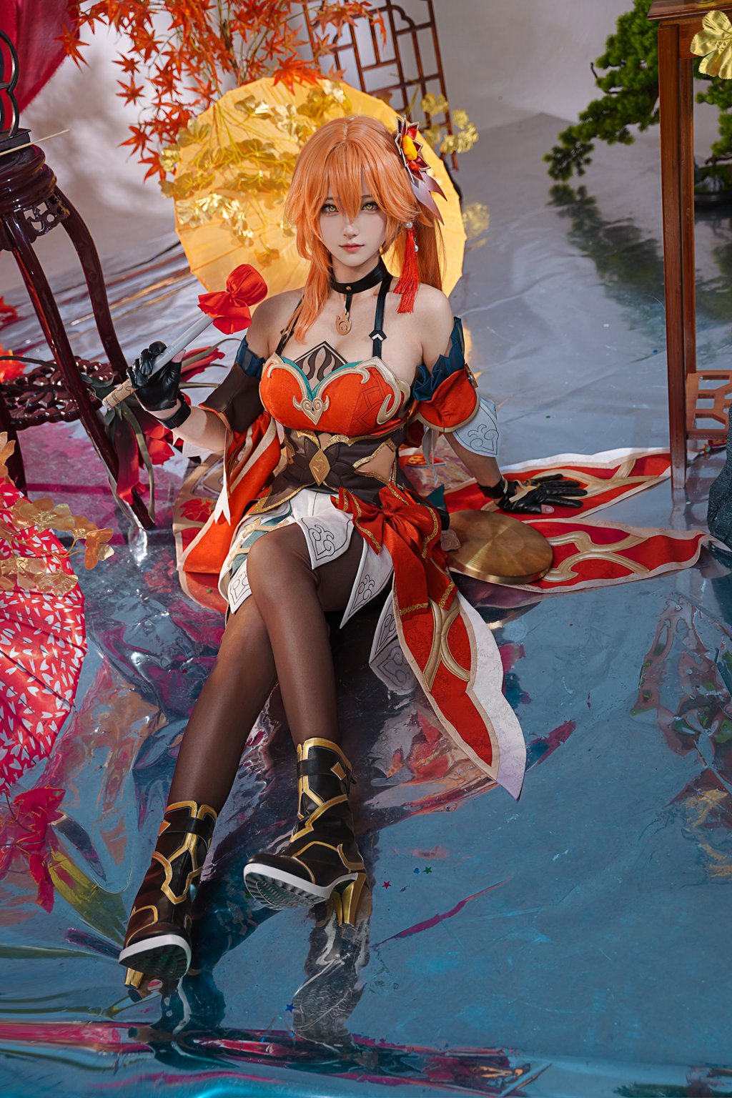 网红Coser@Seya-狮砸 –崩坏：星穹铁道 托帕[9P-104M] 网红写真-第3张