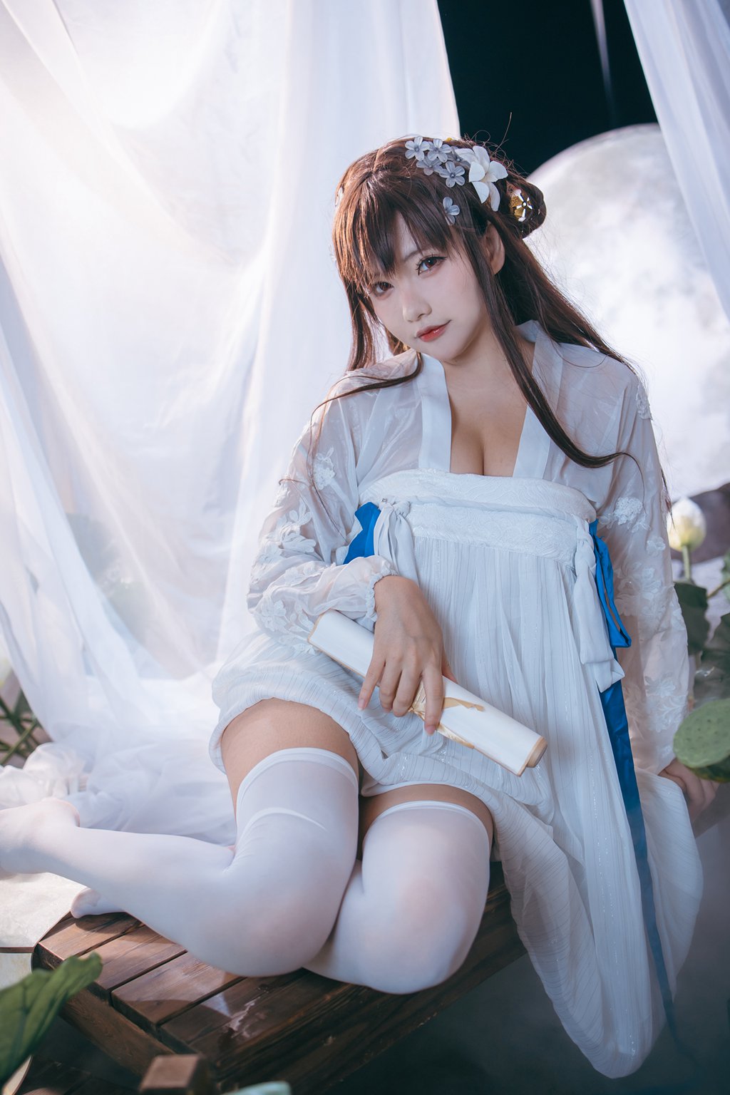 网紅Coser@是一只熊仔吗 碧蓝航线 逸仙[50P-110.1M] 网红写真-第3张