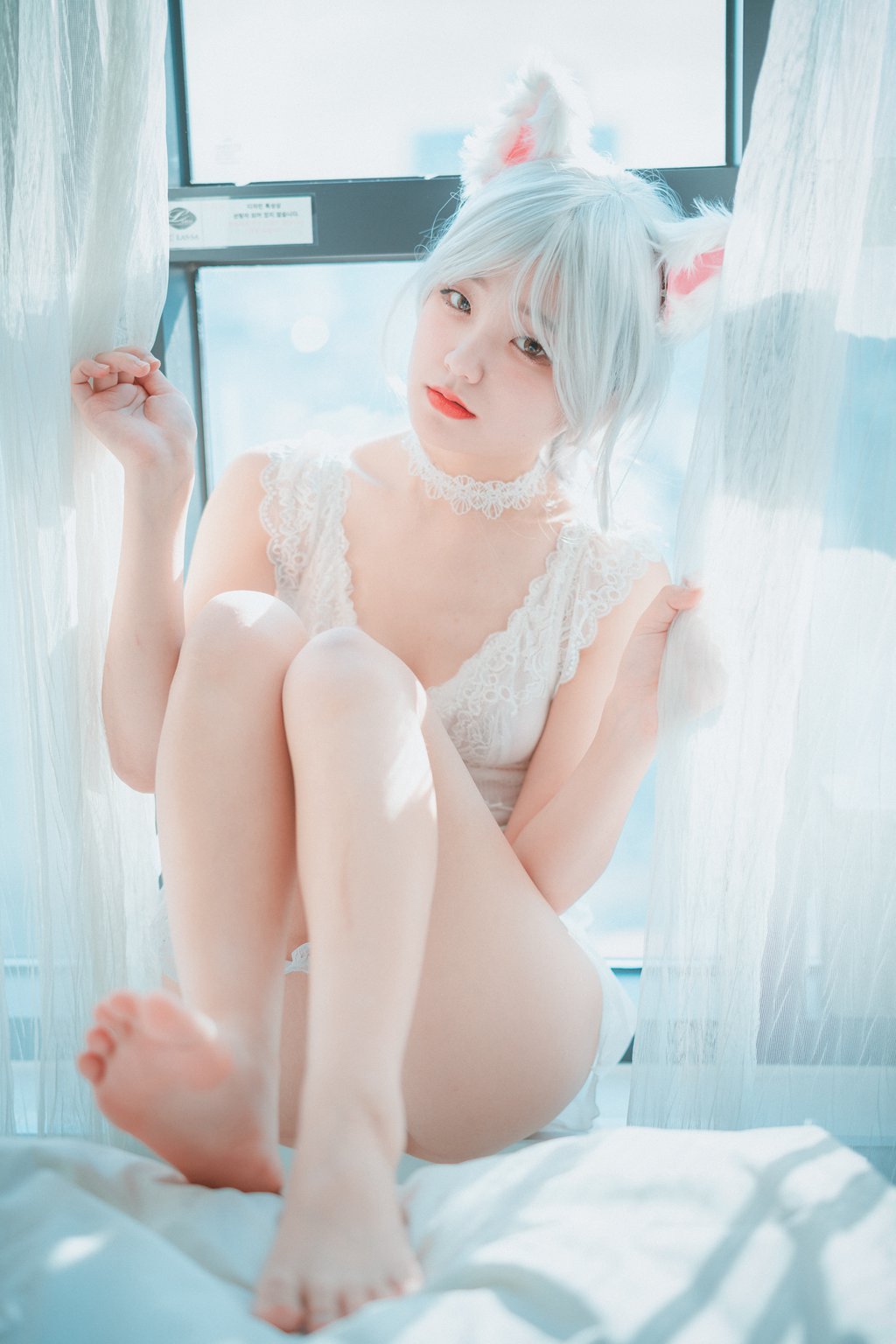 韩模写真@[DJAWA] NO.244 Jenny – Schwarz und Wei Katzenmädchen (Full Ver) [66P/462MB] 其它写真-第3张