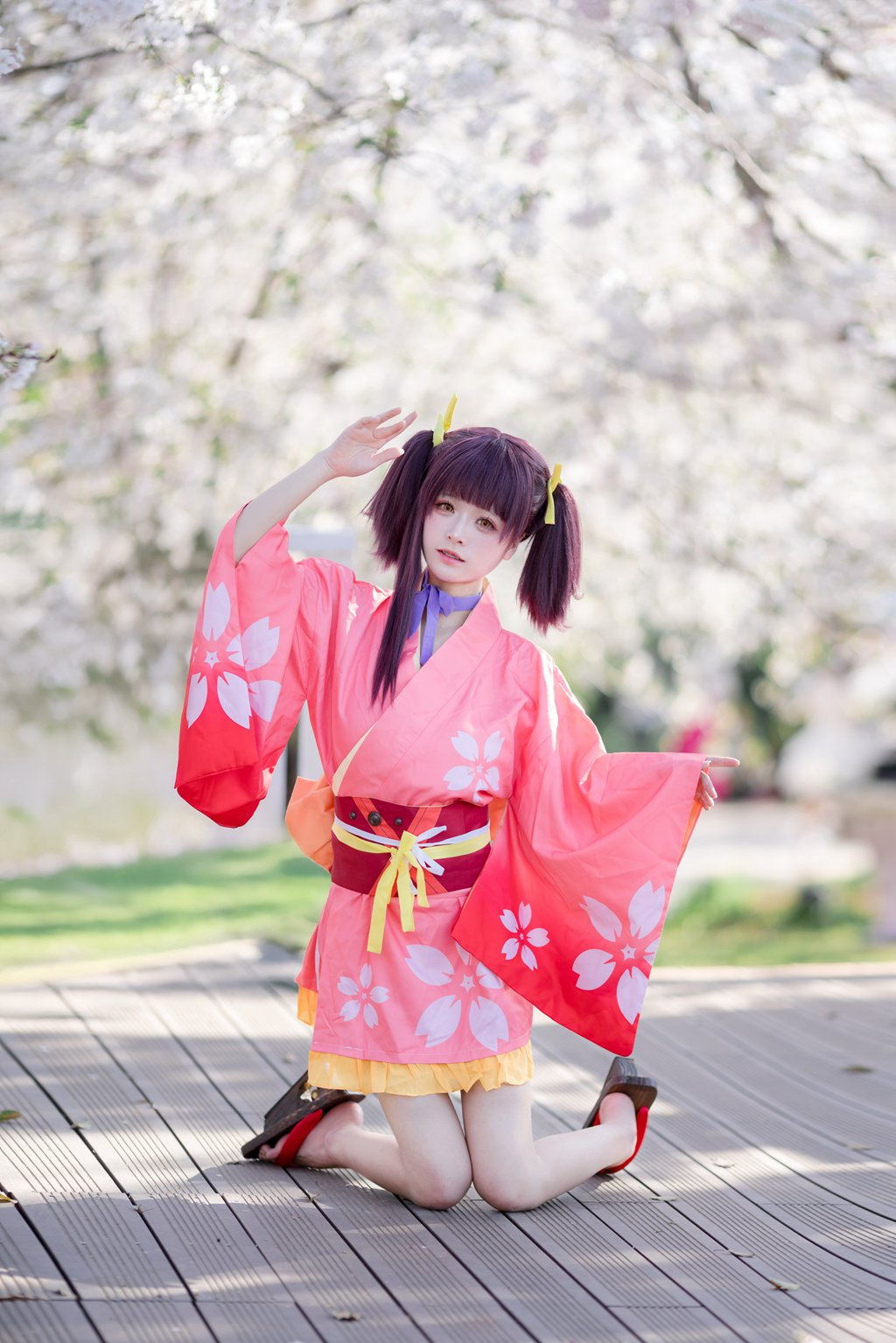 人气Coser@九柒喵 甲铁城的卡巴内瑞 无名和服 [34P/145MB] 网红写真-第3张