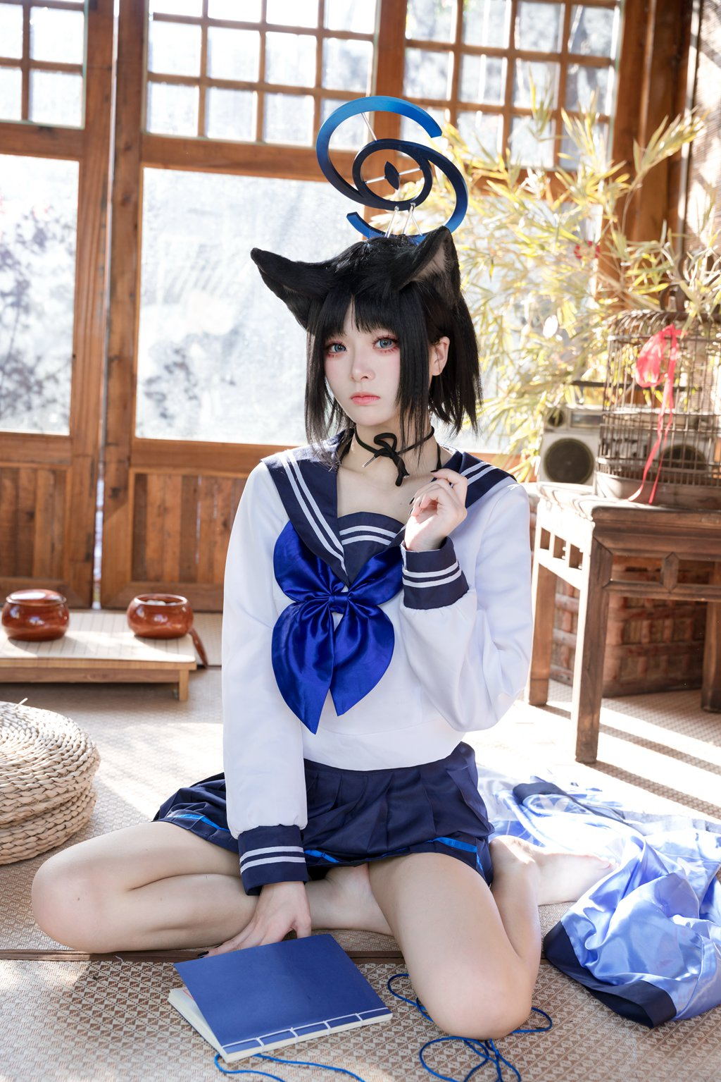 人气Coser@九柒喵 桐生桔梗 [88P/472MB] 网红写真-第3张