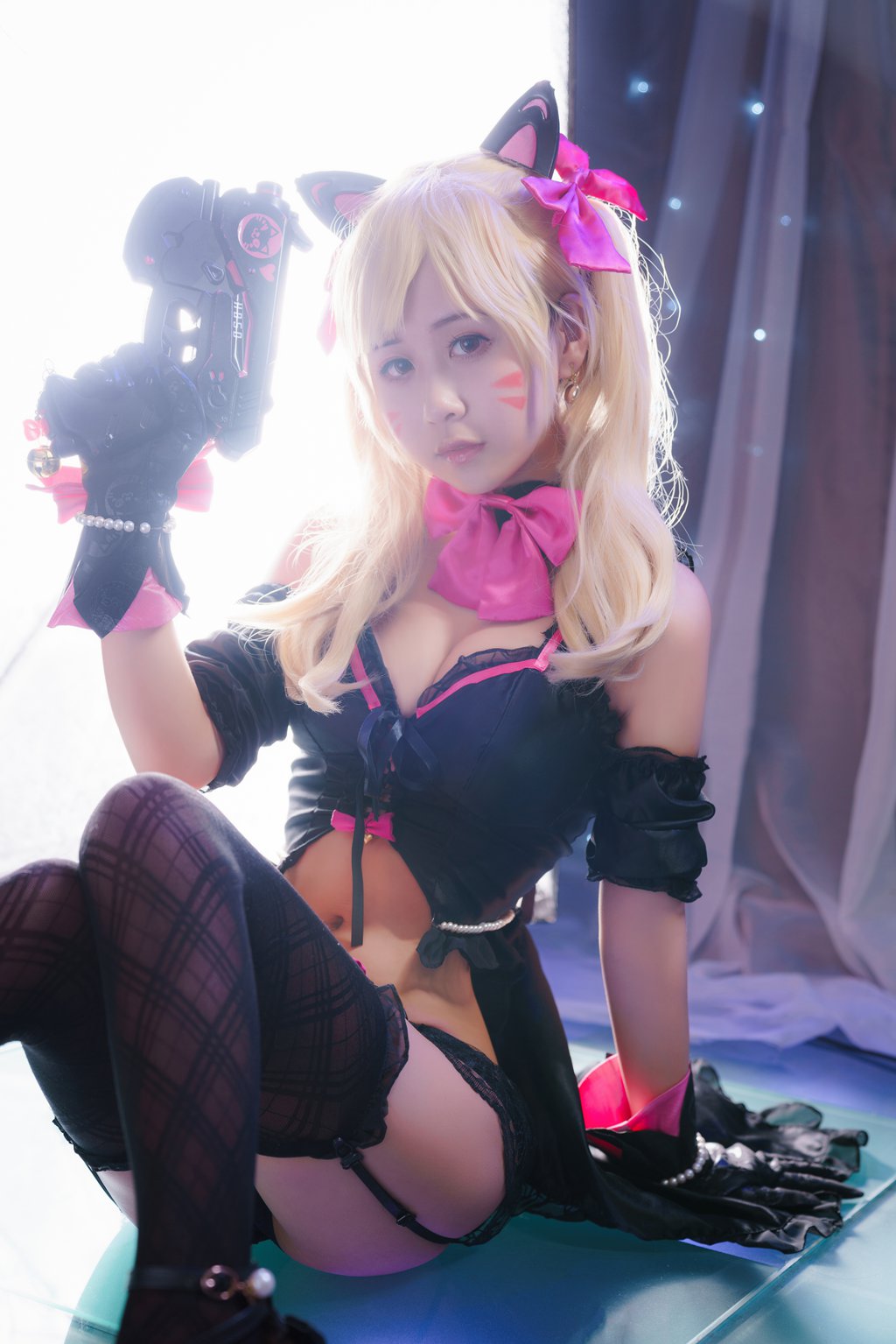 动漫博主@萌芽儿o0 dva[18P-142.7M] 网红写真-第3张