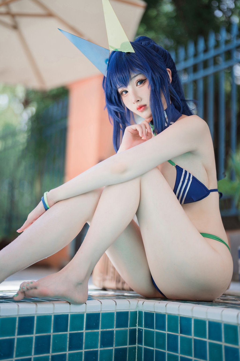 知名动漫Coser@rioko凉凉子 碧蓝航线 花园 [40P/1V/618MB] 网红写真-第3张