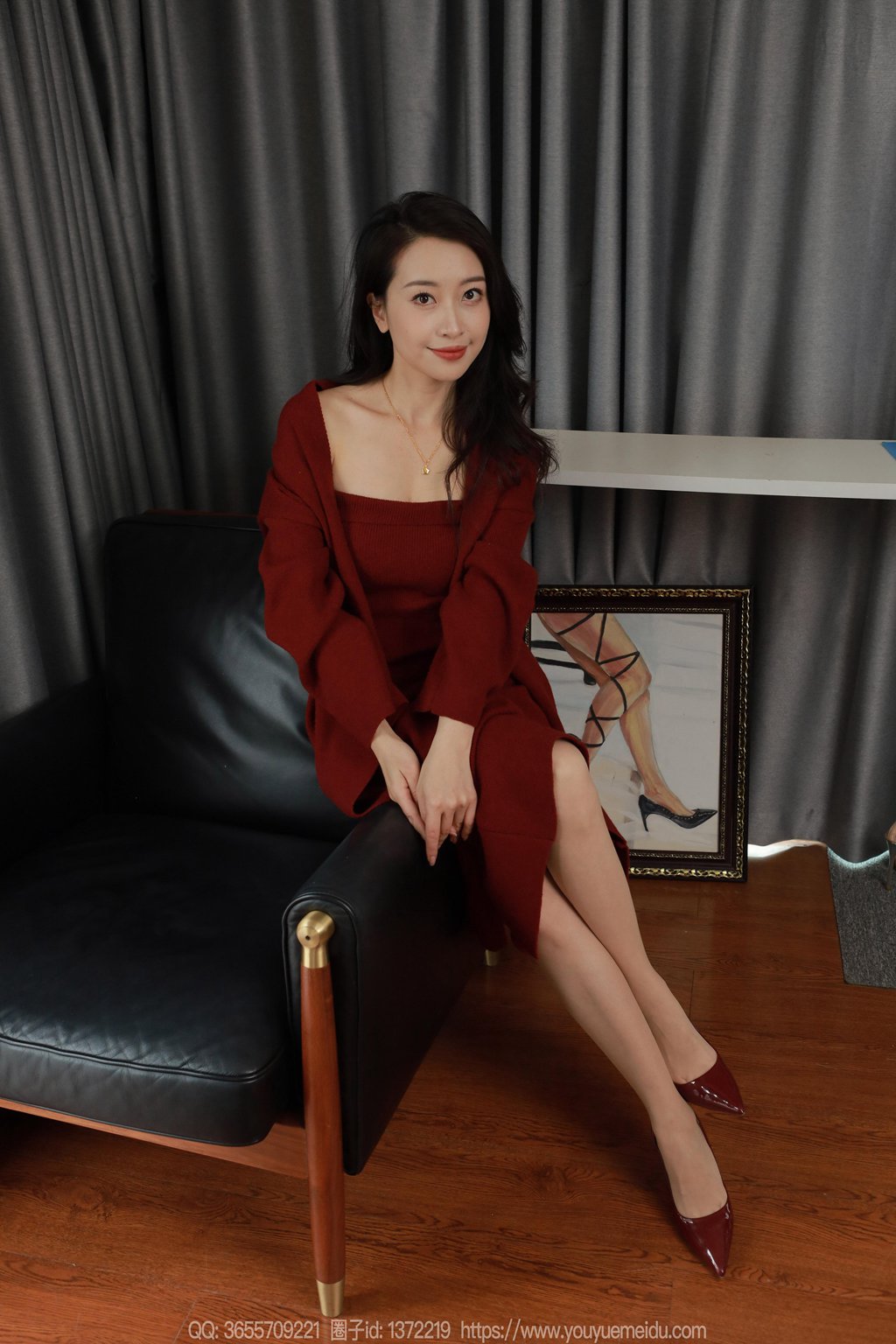 [IESS异思趣向] 2025.01.27 丝享家 1961 小婕《红色针织裙（上）》[88P/77MB] IESS异思趣向-第2张