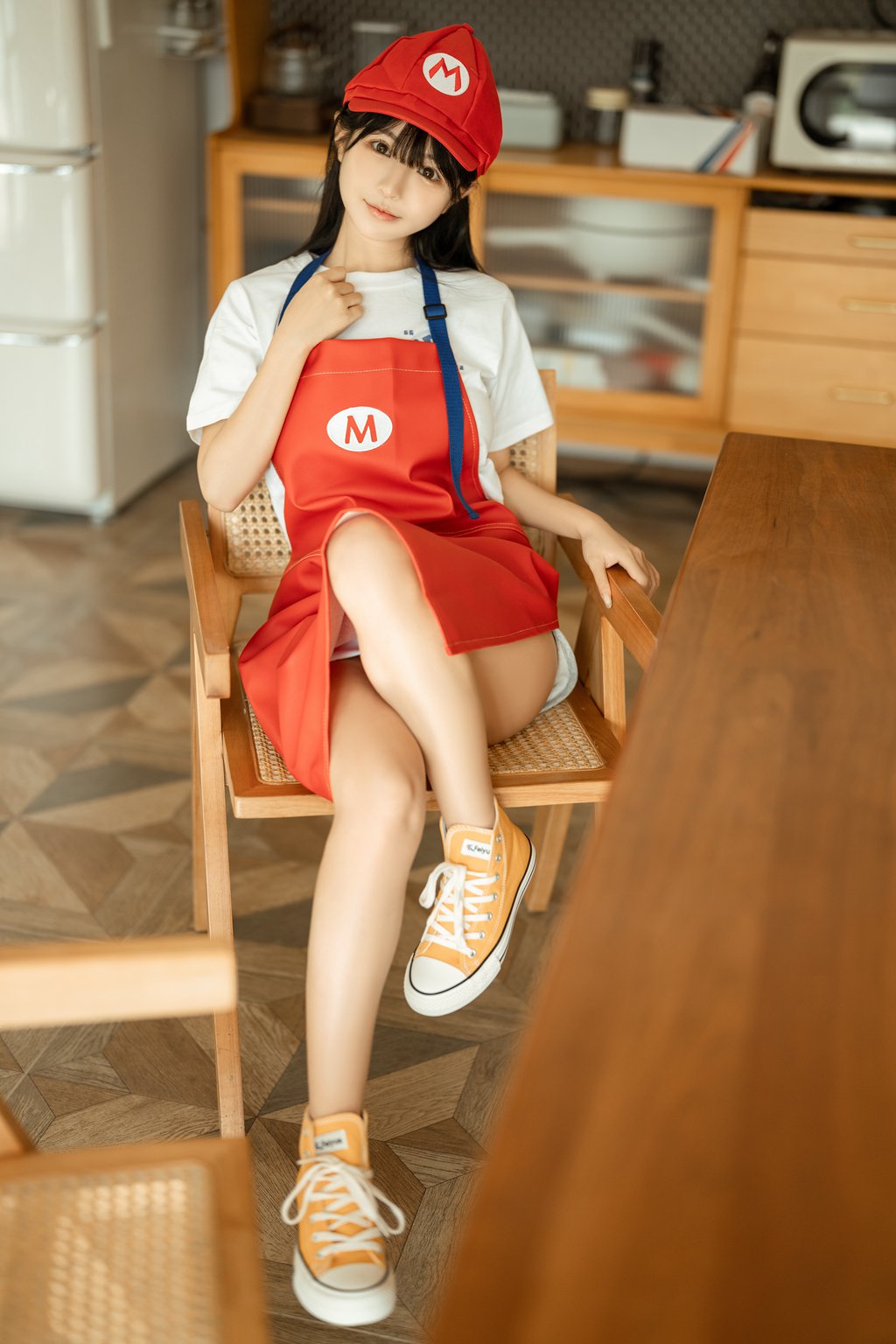 网紅Coser@桜井宁宁 –马里奥围裙 [50P-652MB] 网红写真-第2张