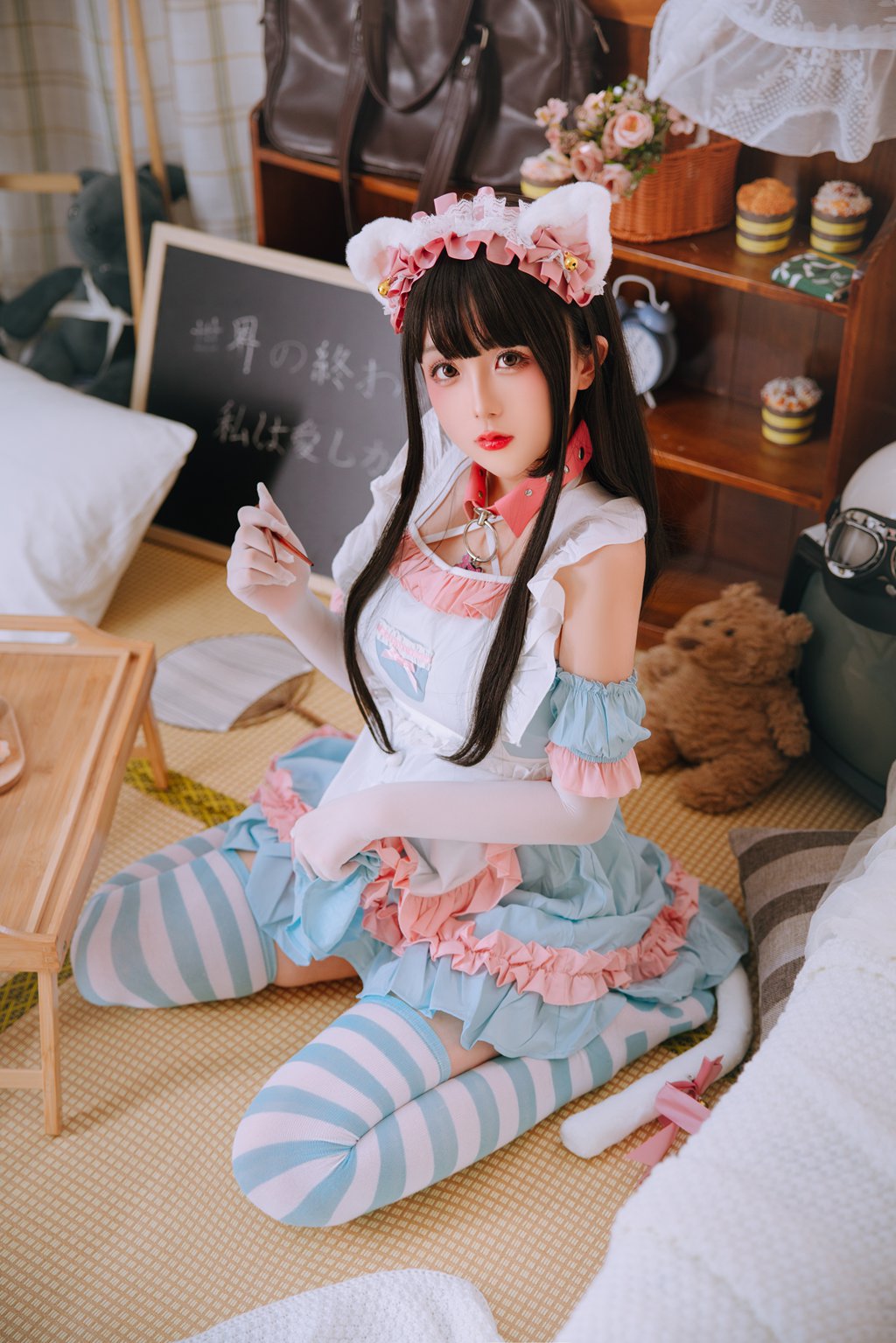 人气动漫博主@日奈娇 兔尾女仆 [121P-1.29GB] 网红写真-第2张