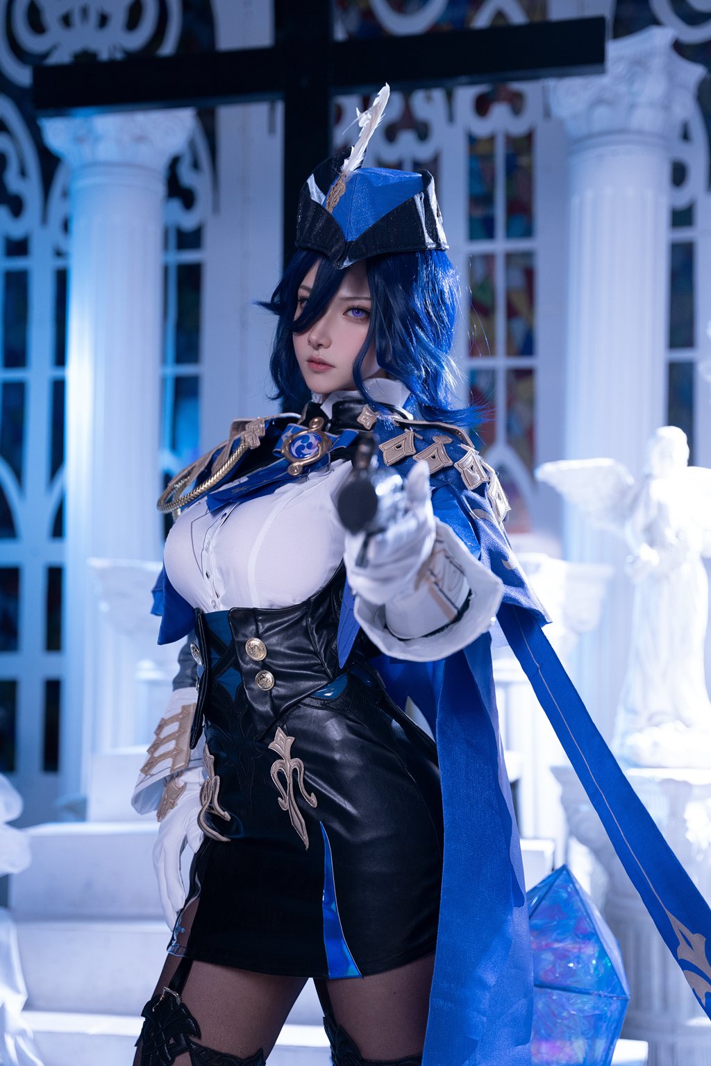 网红Coser@Seya-狮砸 –久岐忍 克洛琳德 凌华[21P-208.1M] 网红写真-第2张
