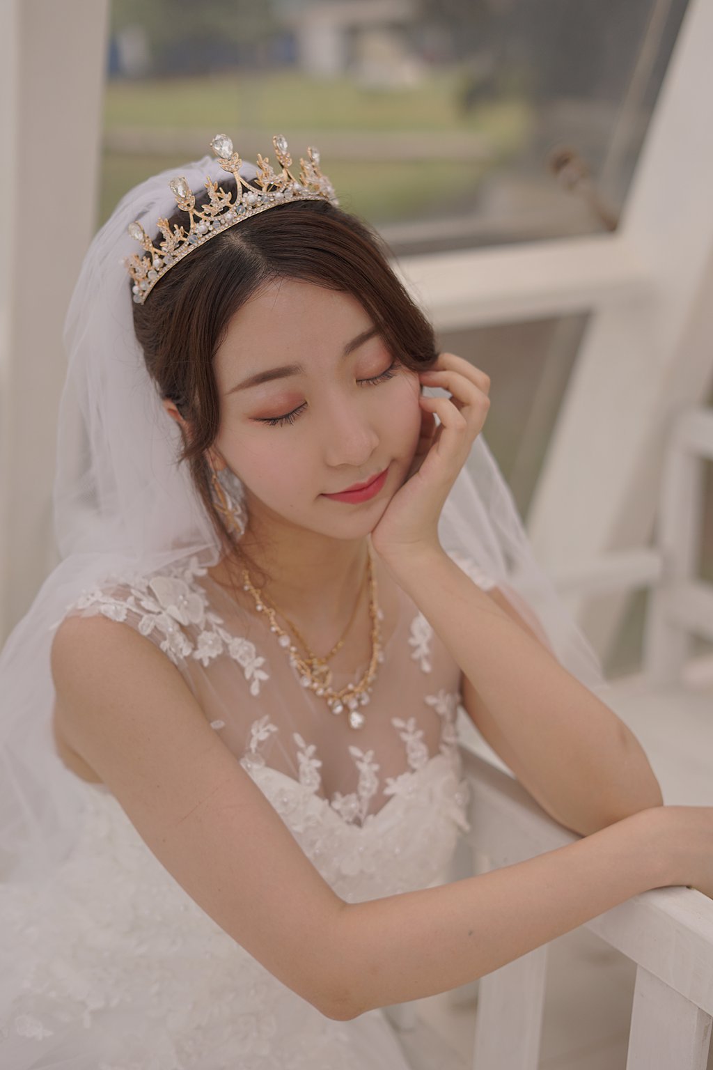微博红人Coser@黑川 海岛之旅真爱版-婚纱[17P-136.8M] 网红写真-第2张