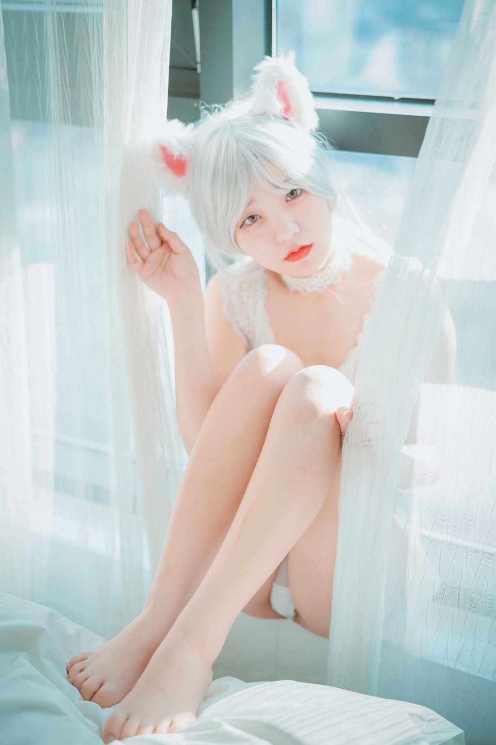 韩模写真@[DJAWA] NO.244 Jenny – Schwarz und Wei Katzenmädchen (Full Ver) [66P/462MB] 其它写真-第2张