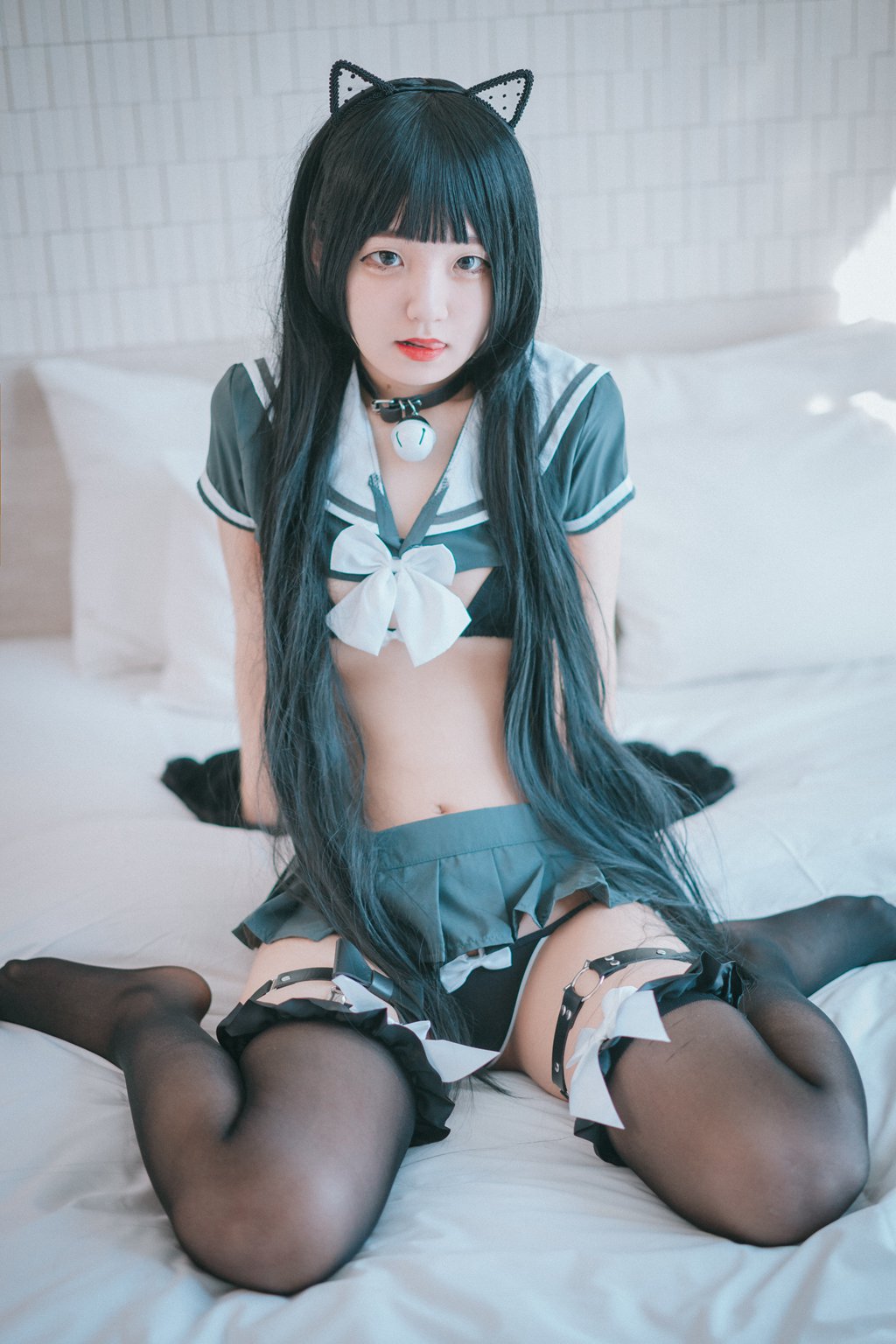 韩模写真@[DJAWA] NO.246 Jenny(정제니) – Katzenmädchen in Schuluniform [42P/363MB] 其它写真-第2张