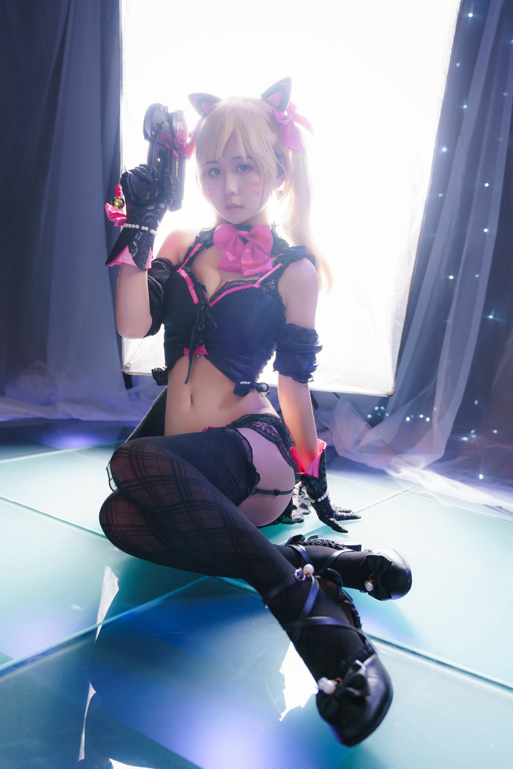 动漫博主@萌芽儿o0 dva[18P-142.7M] 网红写真-第2张