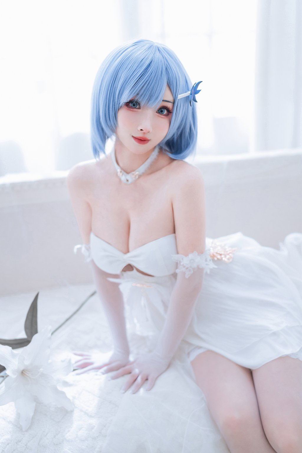 知名动漫Coser@rioko凉凉子 恰巴耶夫礼服 [41P/11V/544MB] 网红写真-第2张