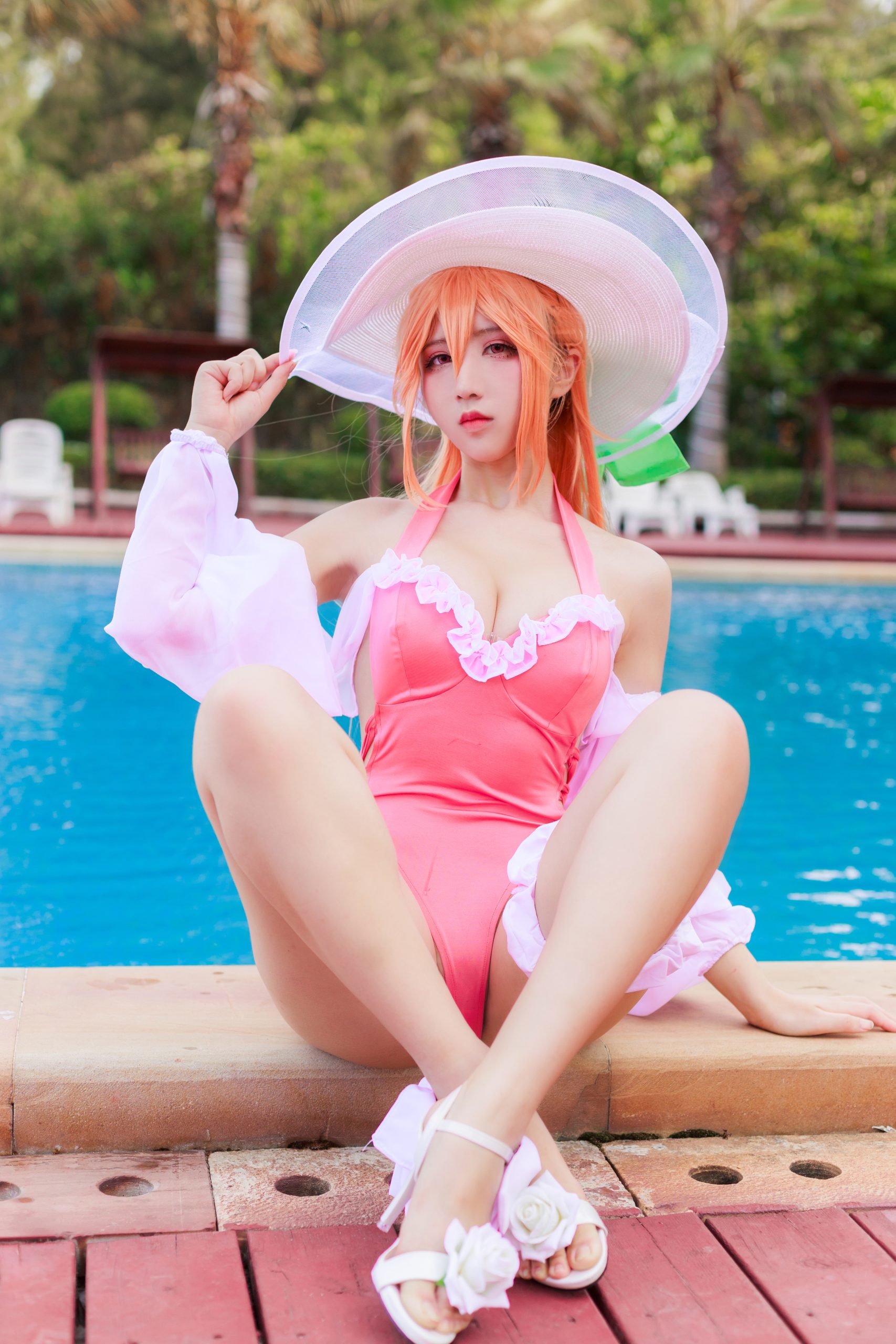 知名动漫博主@九曲Jean 黎塞留泳装 [25P/238MB] 网红写真-第1张