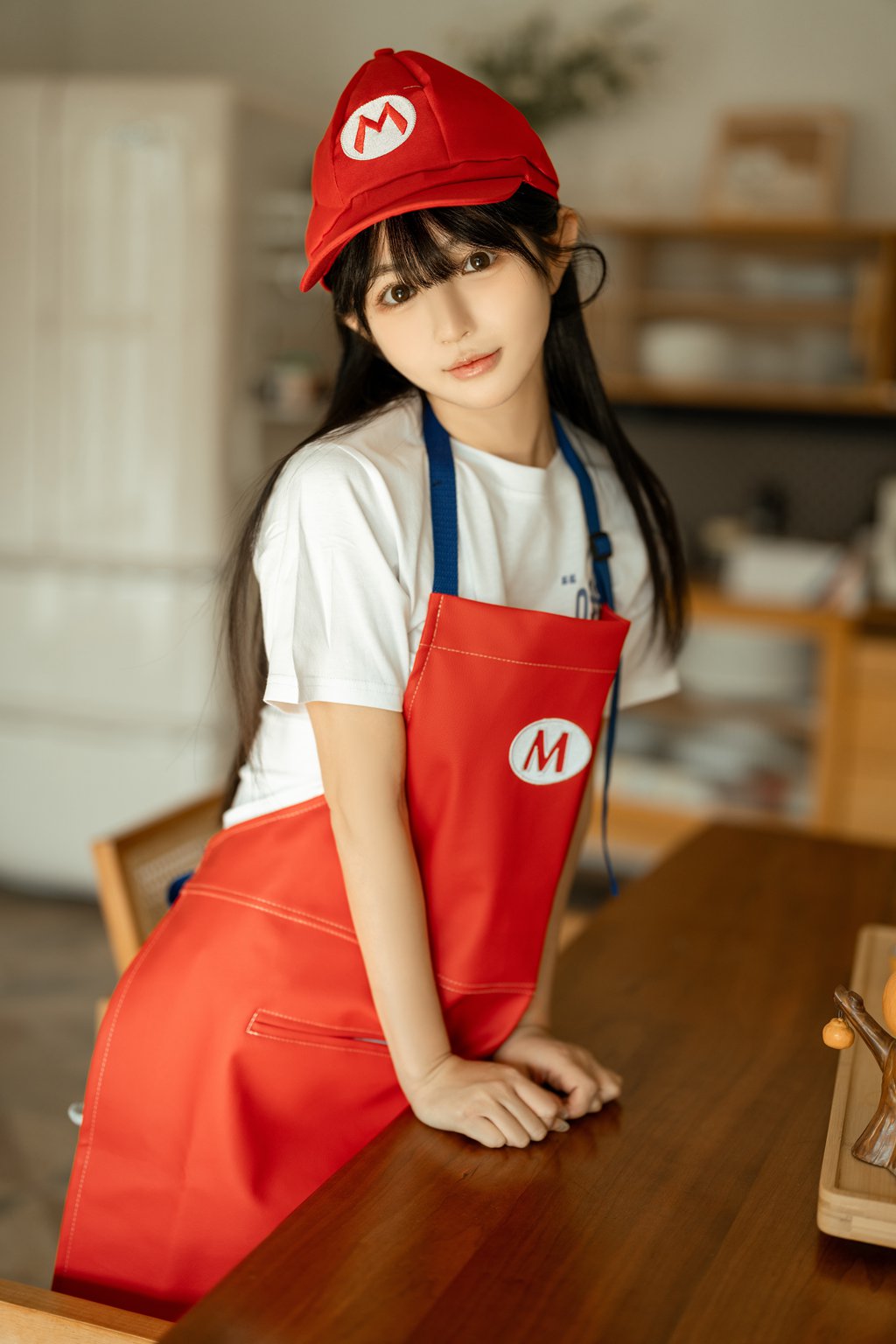 网紅Coser@桜井宁宁 –马里奥围裙 [50P-652MB] 网红写真-第1张