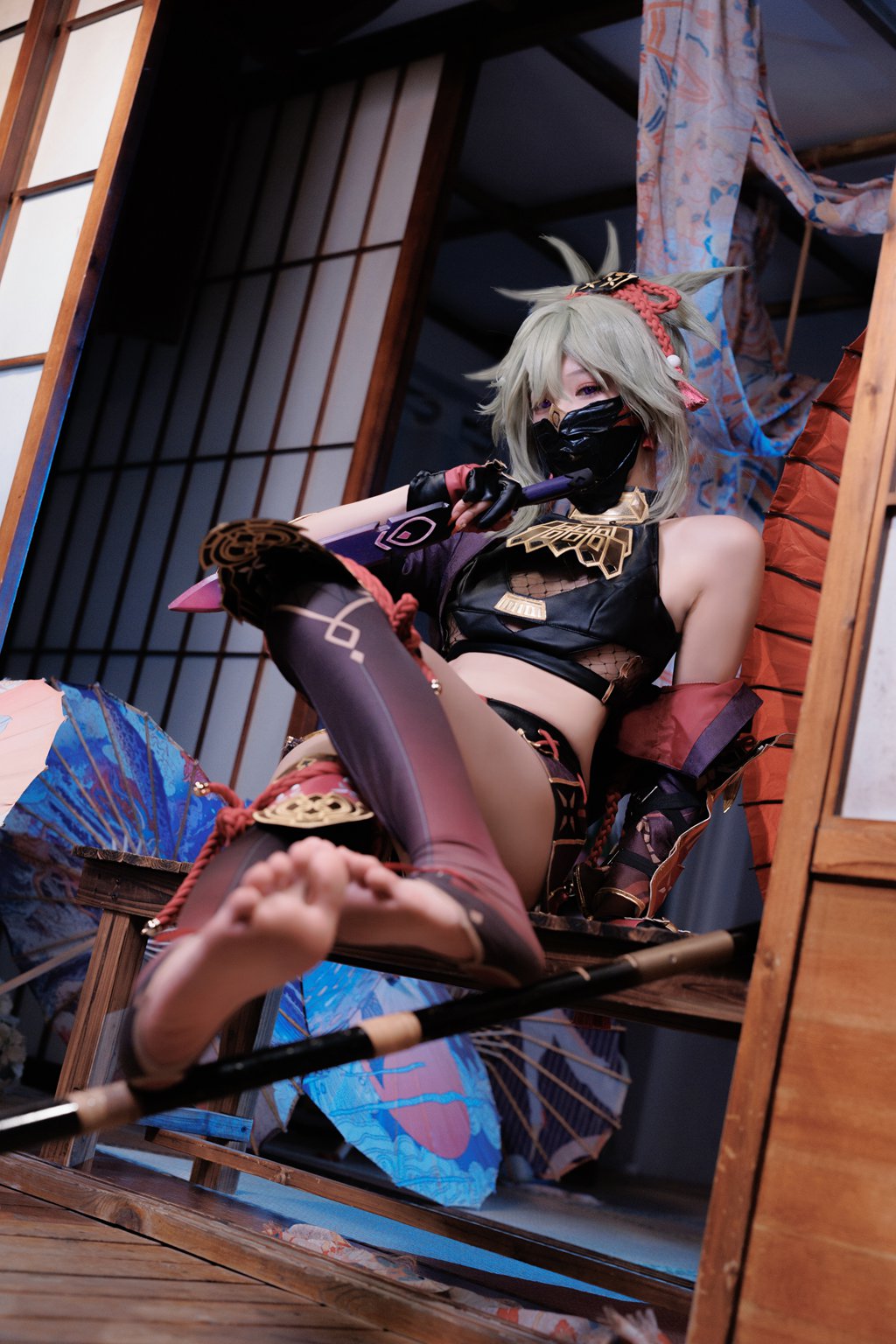 动漫博主@封疆疆 原神 久岐忍[26P-229M] 网红写真-第1张