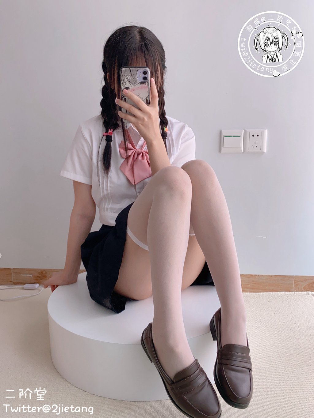网紅Coser@二阶堂 (宅绘子) JK学妹[118P-106.6M] 网红写真-第1张