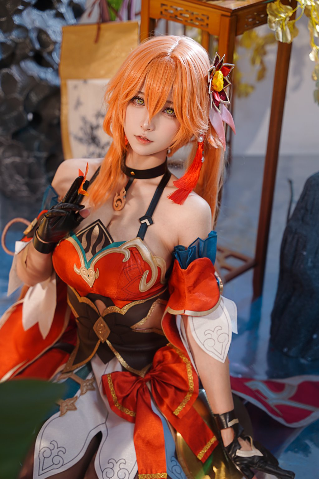 网红Coser@Seya-狮砸 –崩坏：星穹铁道 托帕[9P-104M] 网红写真-第1张