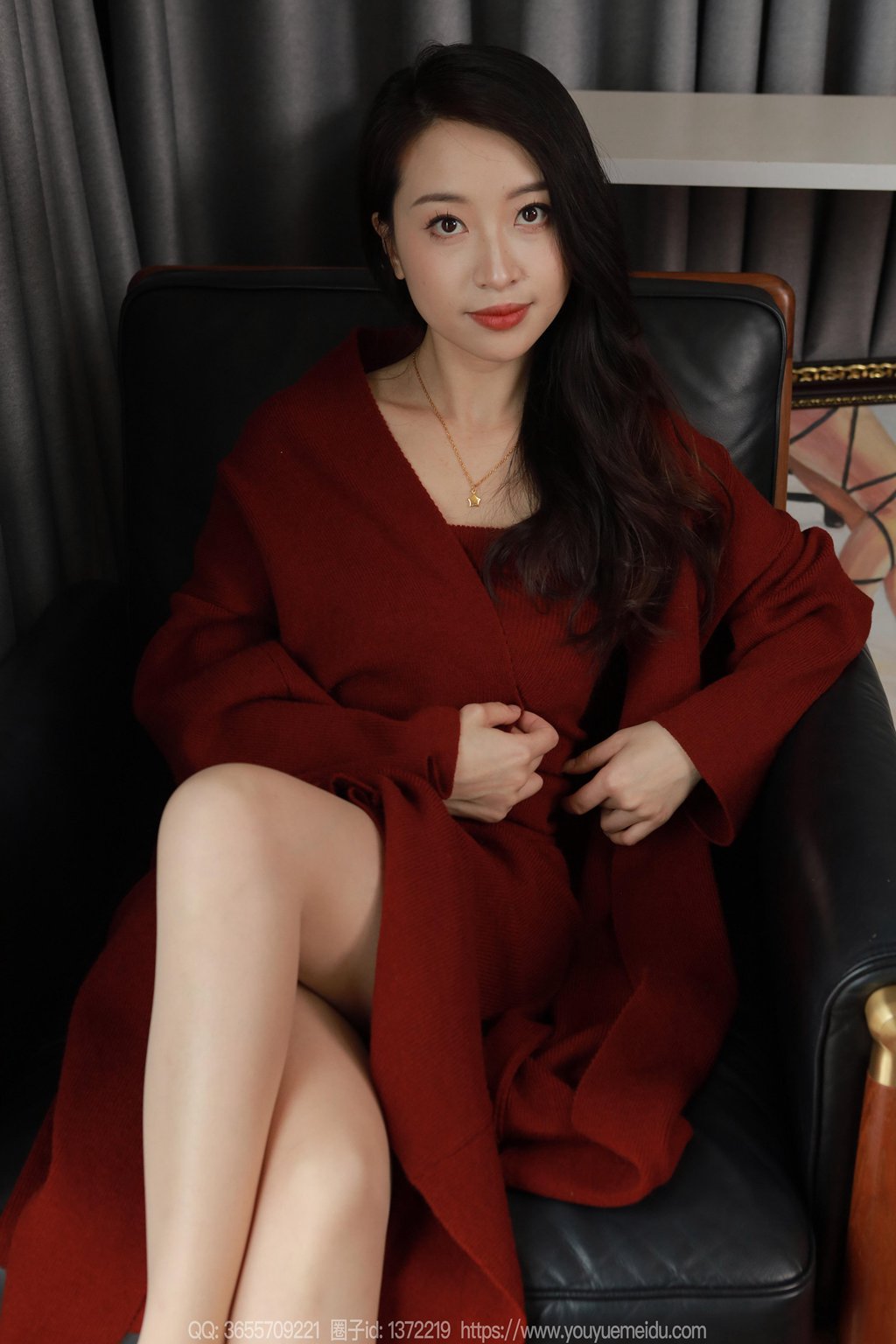 [IESS异思趣向] 2025.01.31 丝享家 1965 小婕《红色针织裙（下）》[83P/77MB] IESS异思趣向-第1张