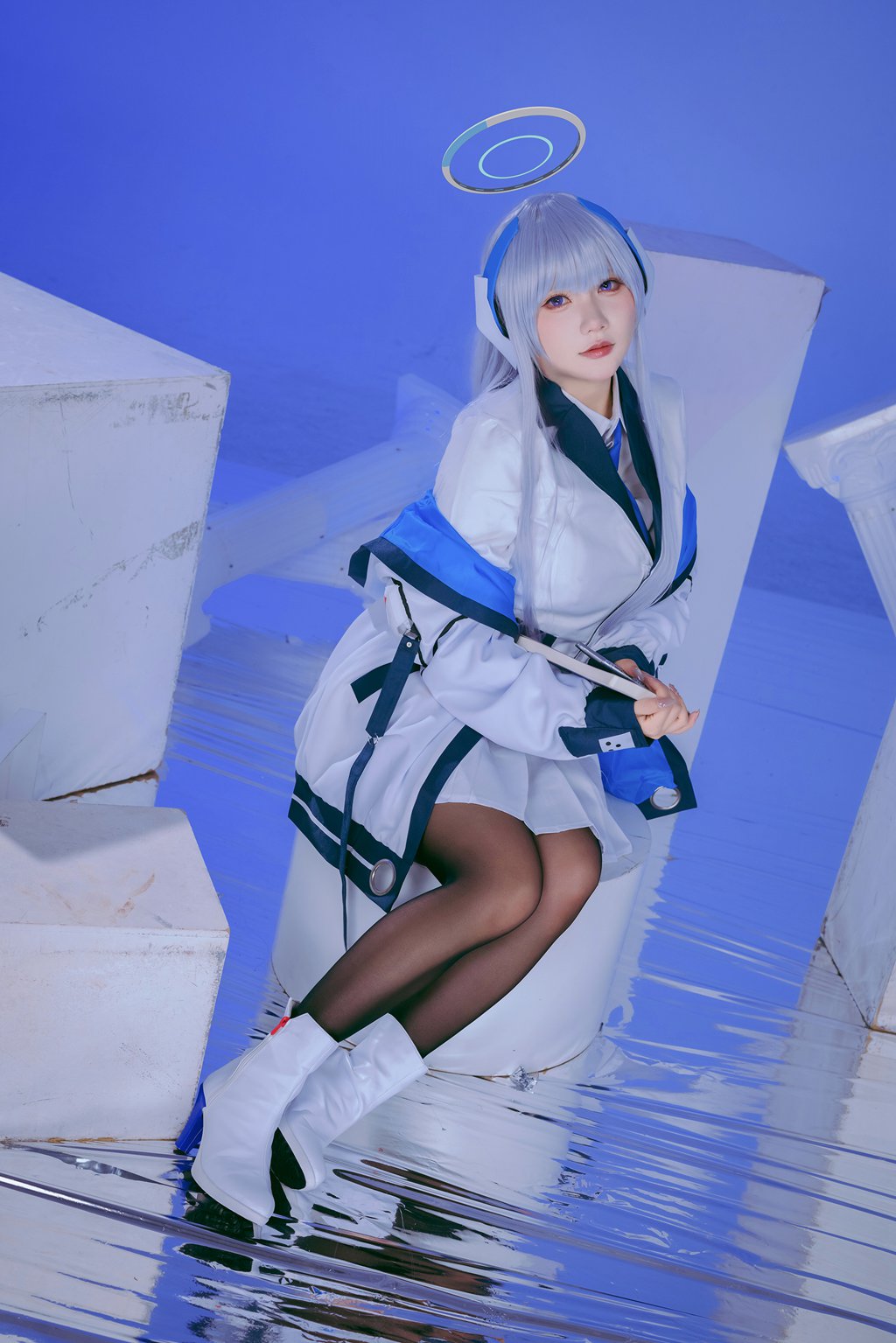 网紅Coser@是一只熊仔吗 蔚蓝档案 生盐诺亚[100P-272.6M] 网红写真-第2张