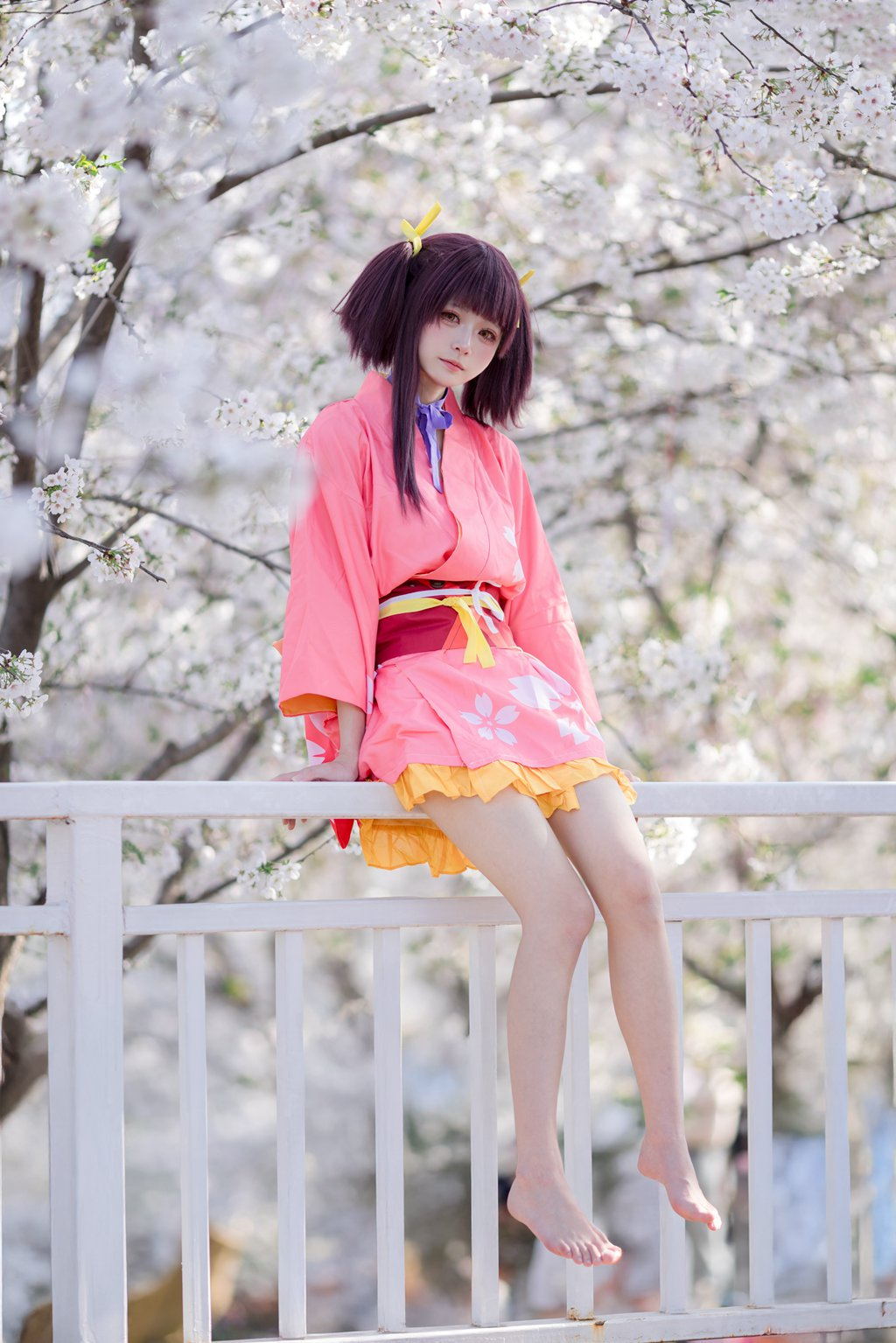 人气Coser@九柒喵 甲铁城的卡巴内瑞 无名和服 [34P/145MB] 网红写真-第1张