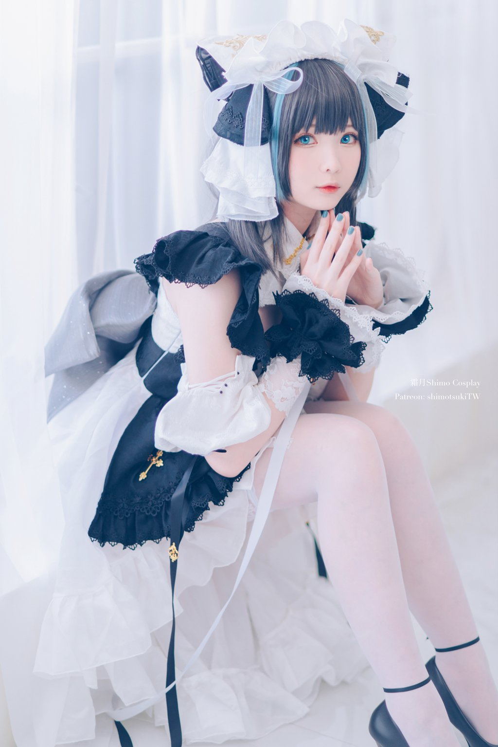 网紅Coser@霜月shimo 碧蓝航线 柴郡 [15P-17MB] 网红写真-第1张