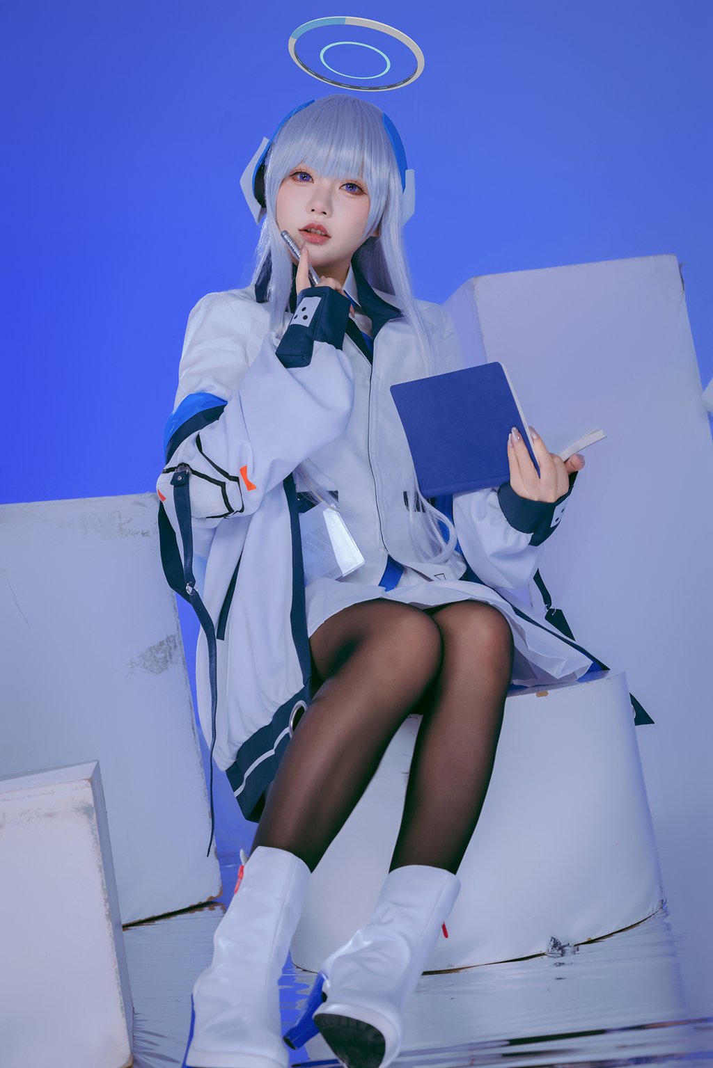 网紅Coser@是一只熊仔吗 蔚蓝档案 生盐诺亚[100P-272.6M] 网红写真-第1张