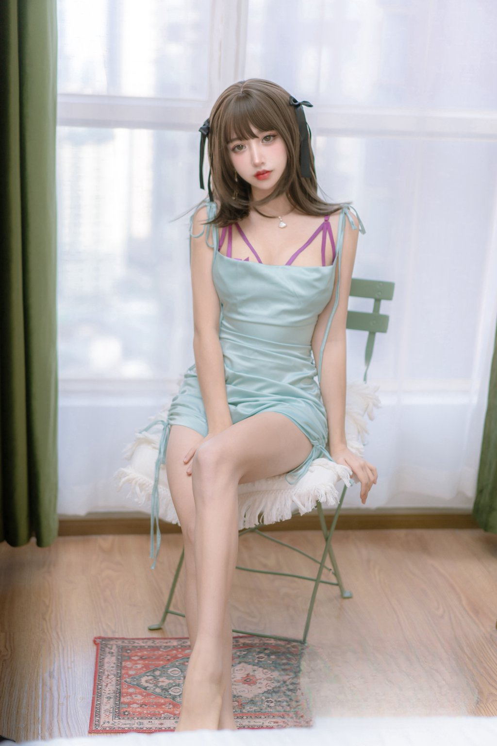 微博妹纸@过期米线线喵 邻居家的妹妹 [51P/229MB] 网红写真-第1张